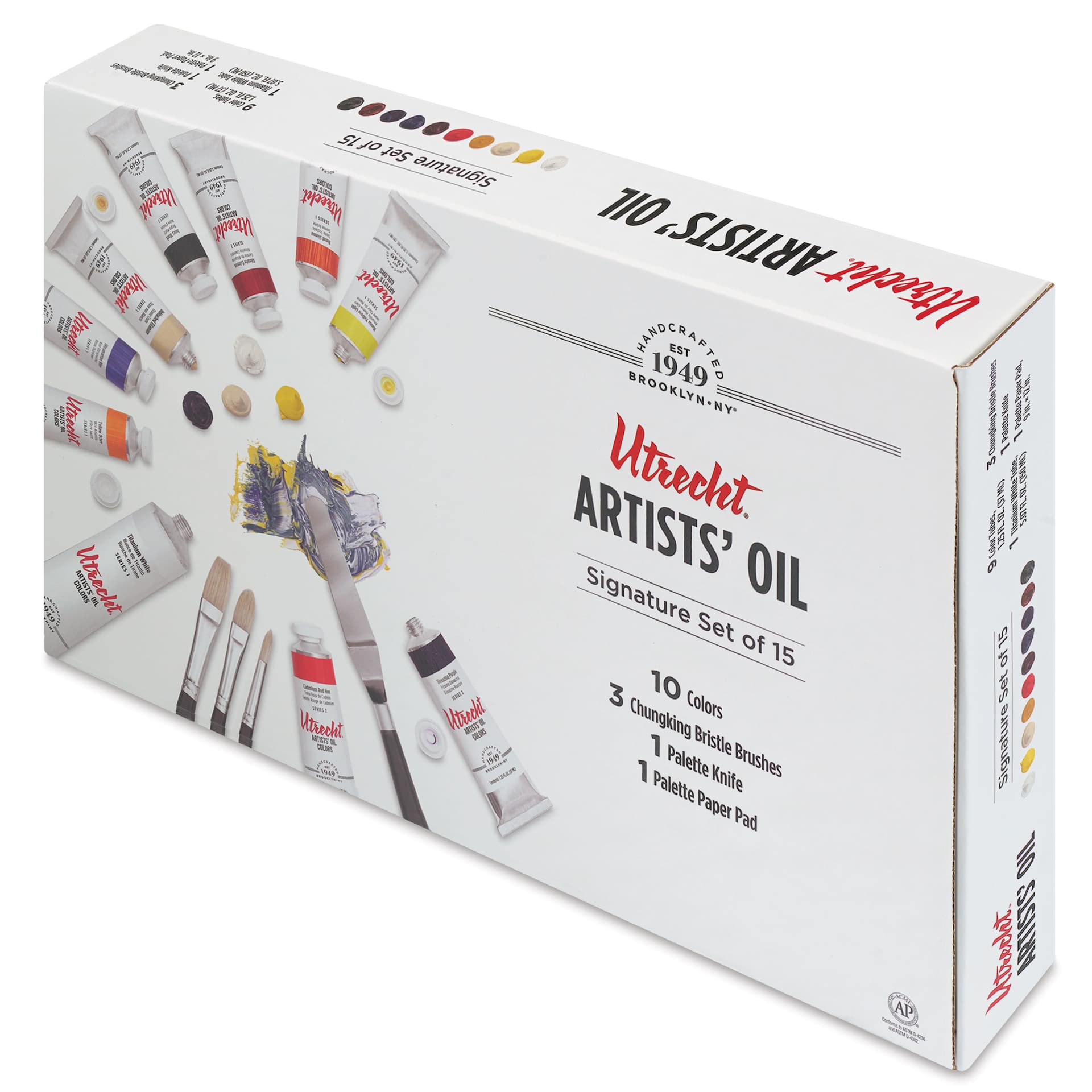 Utrecht Artists' Oil Paint - Signature Set, packaging