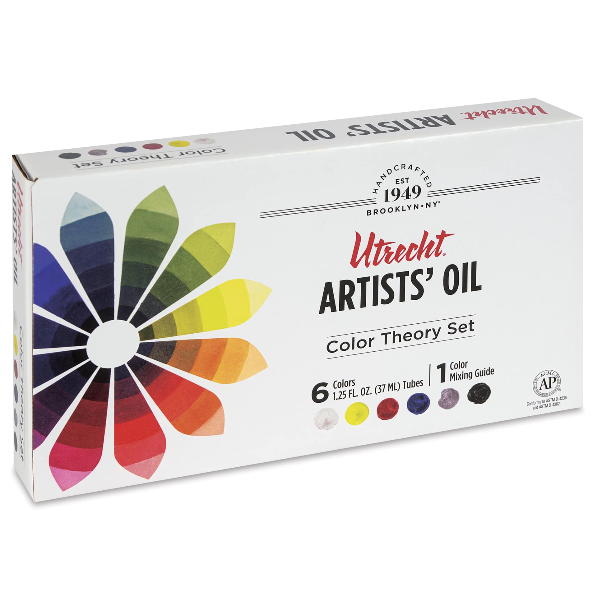 Utrecht Artists' Oil Paint Set - Color Theory front of package
