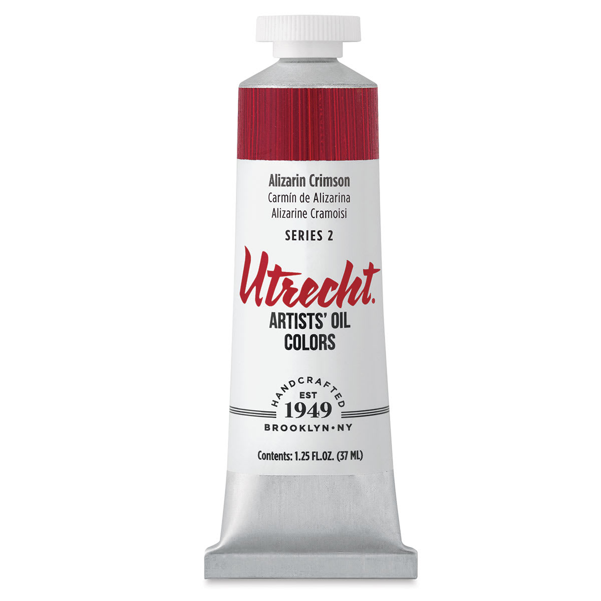 Utrecht Artists' Oil Paint - Alizarin Crimson, 37 ml tube