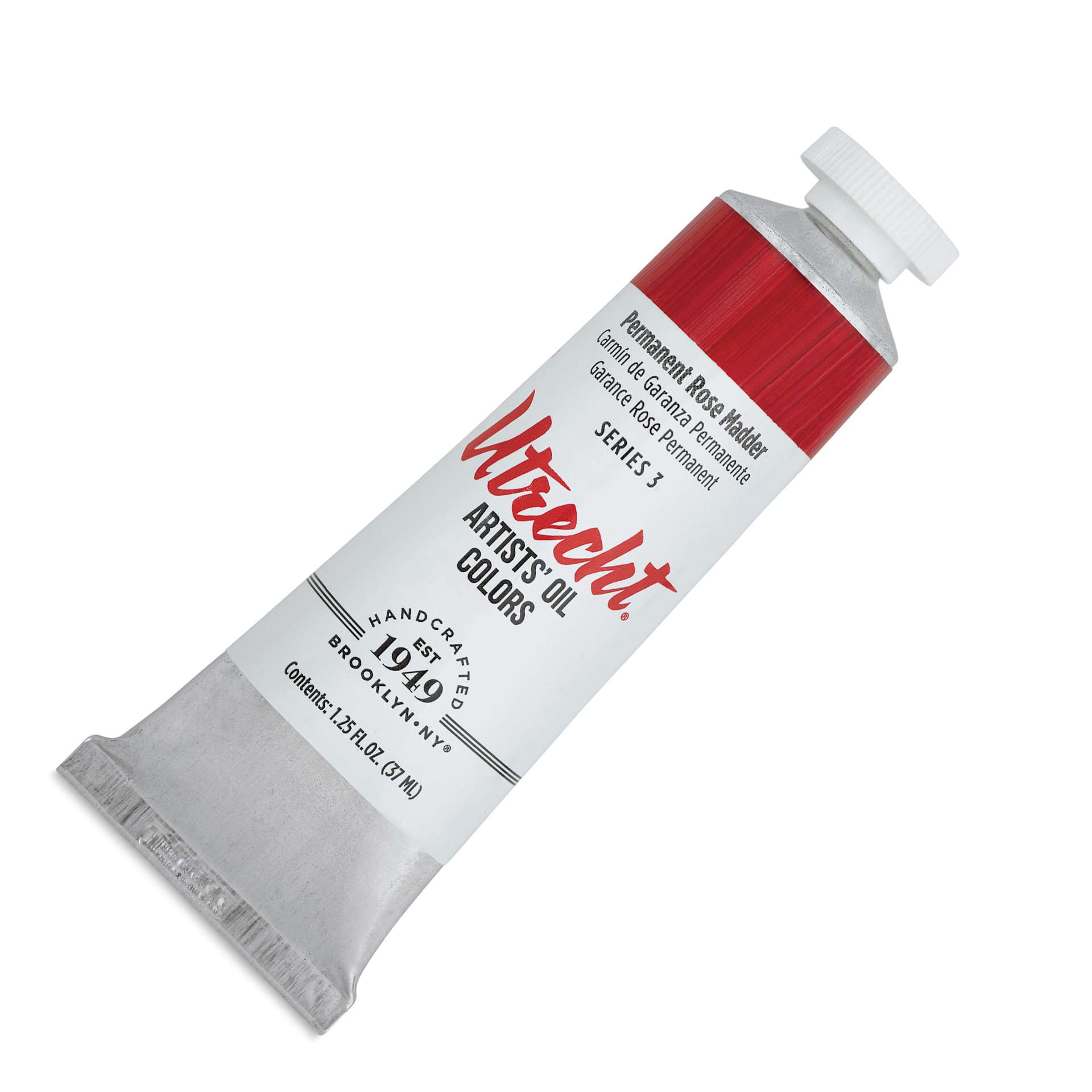 Utrecht Artists' Oil Paint - Permanent Rose Madder, 37 ml tube
