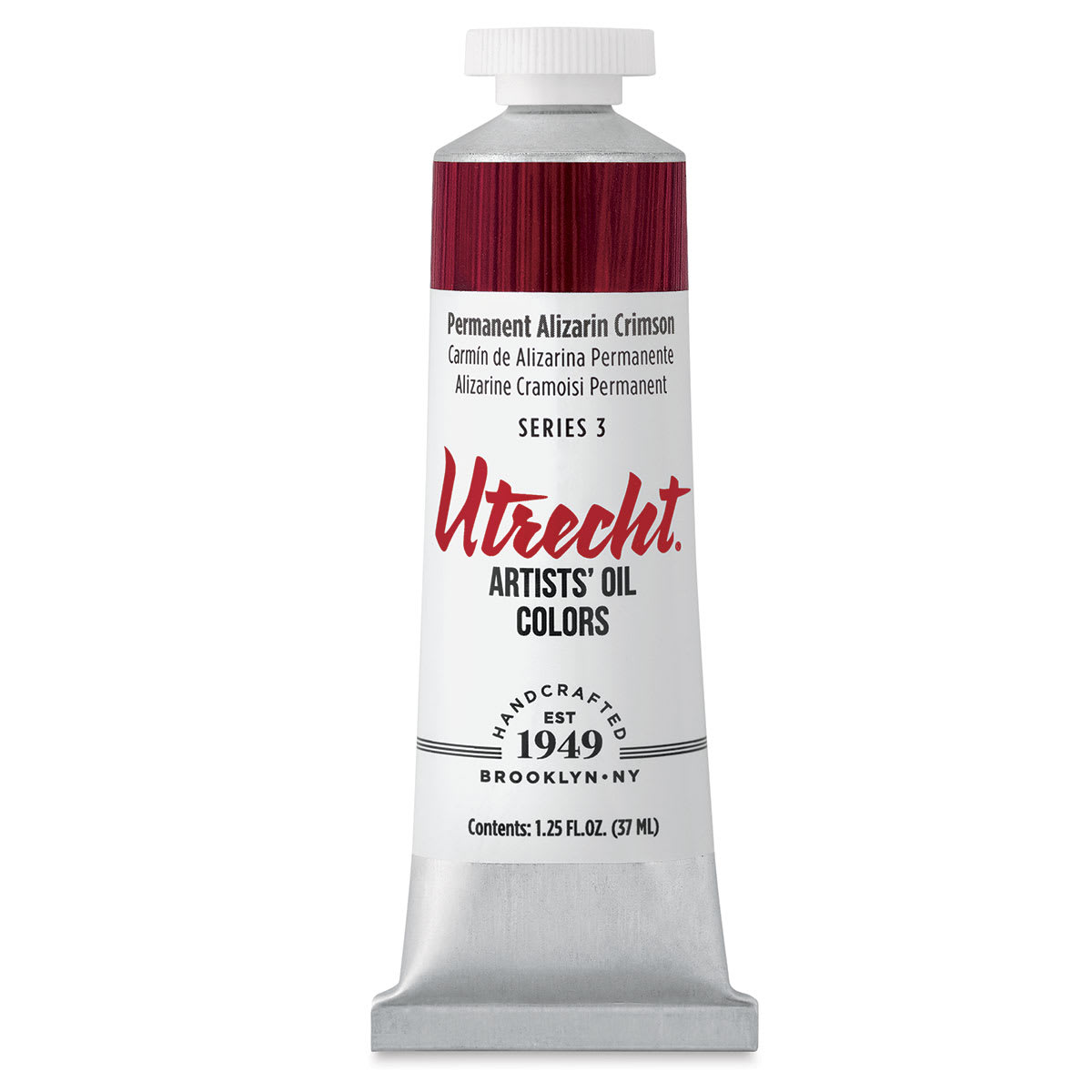 Utrecht Artists' Oil Paint - Permanent Alizarin Crimson, 37 ml tube