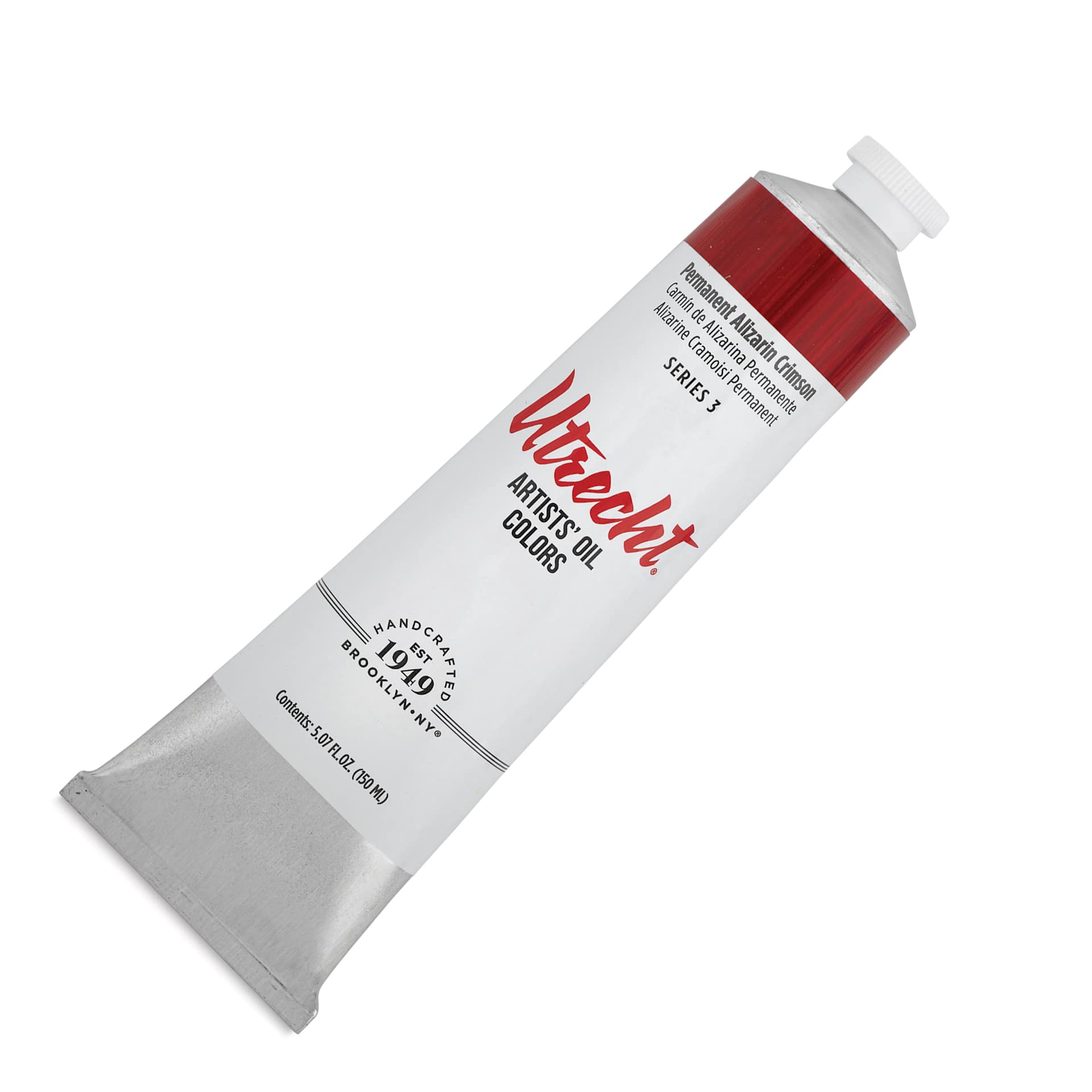 Utrecht Artists' Oil Paint - Permanent Alizarin Crimson, 150 ml tube
