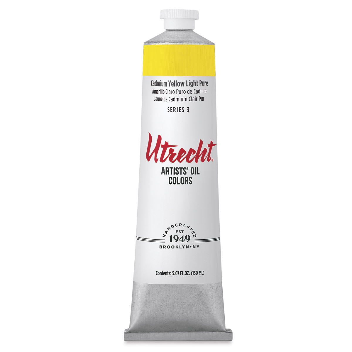 Utrecht Artists' Oil Paint - Cadmium Yellow Light, 150 ml tube