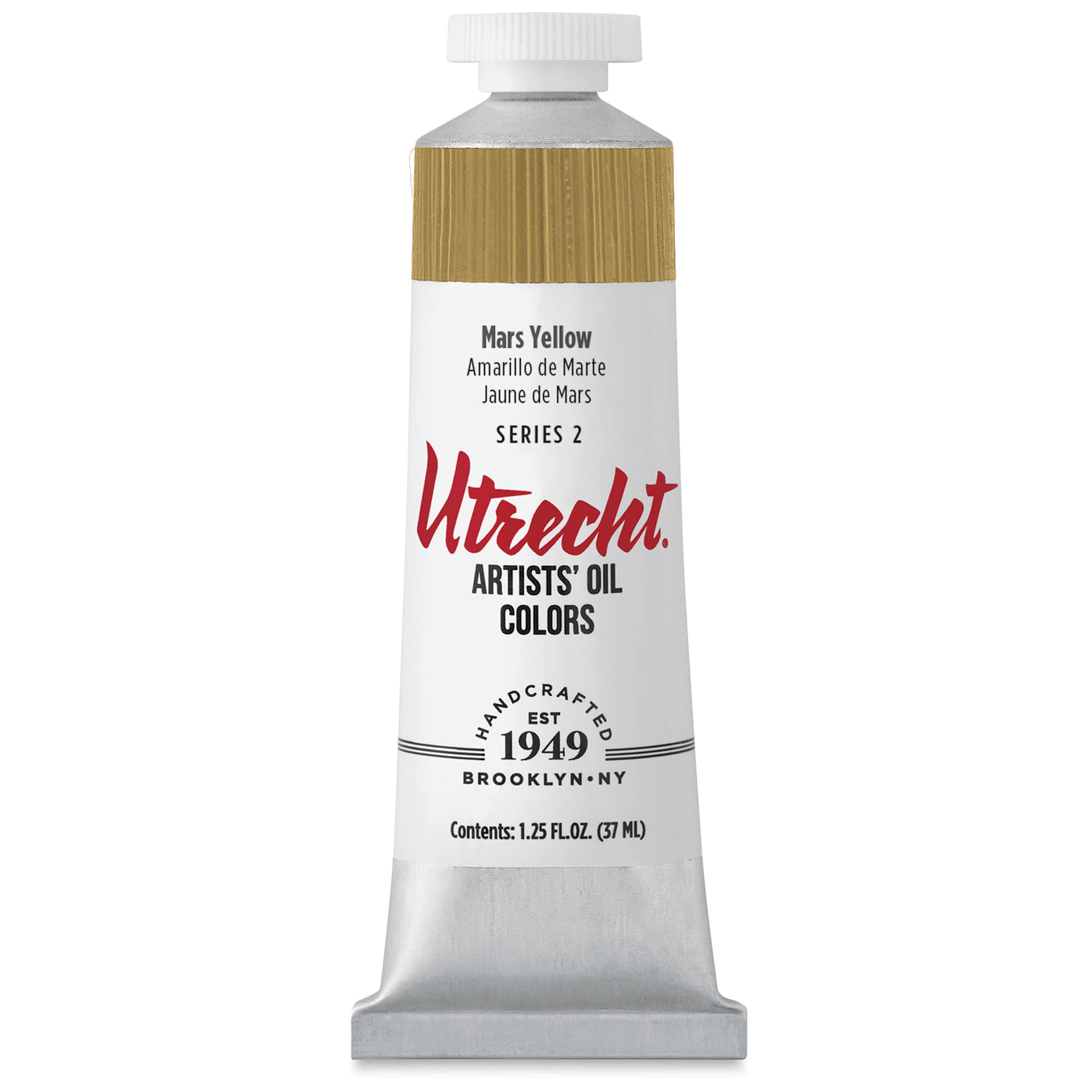 Utrecht Artists' Oil Paint - Mars Yellow, 37 ml tube