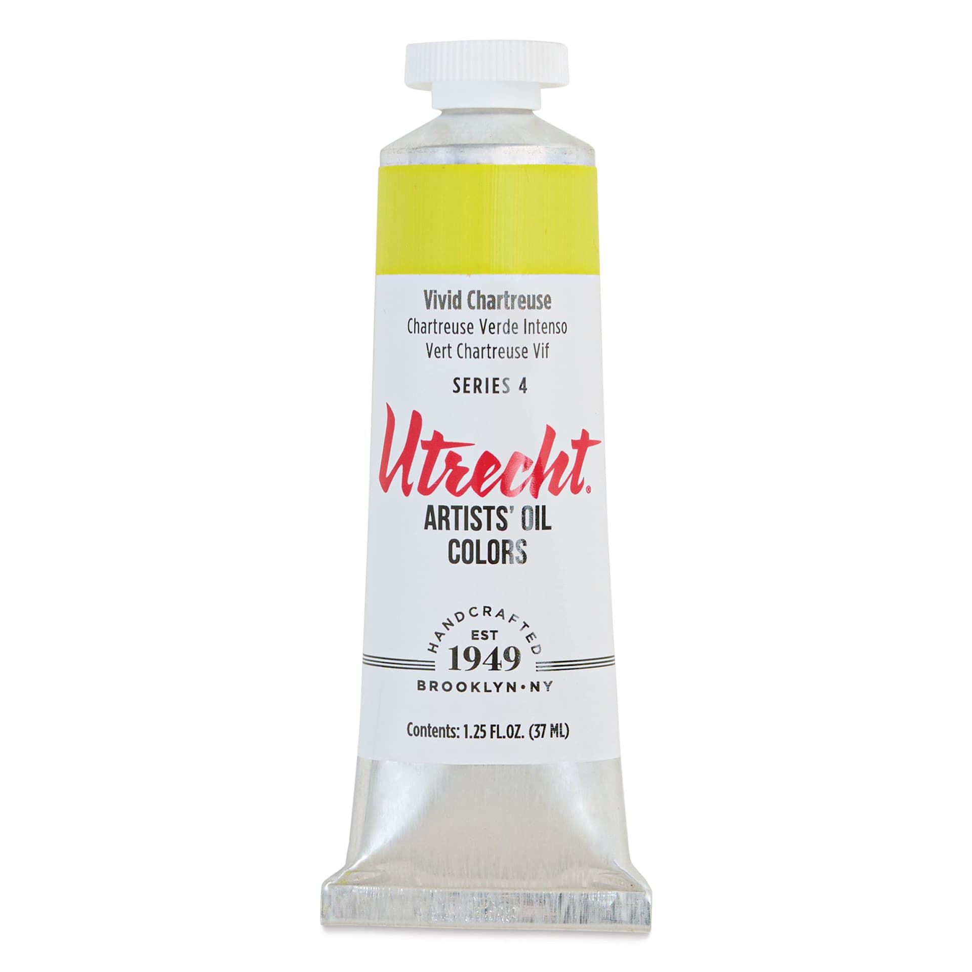 Utrecht Artists' Oil Paint - Vivid Chartreuse, 37 ml tube