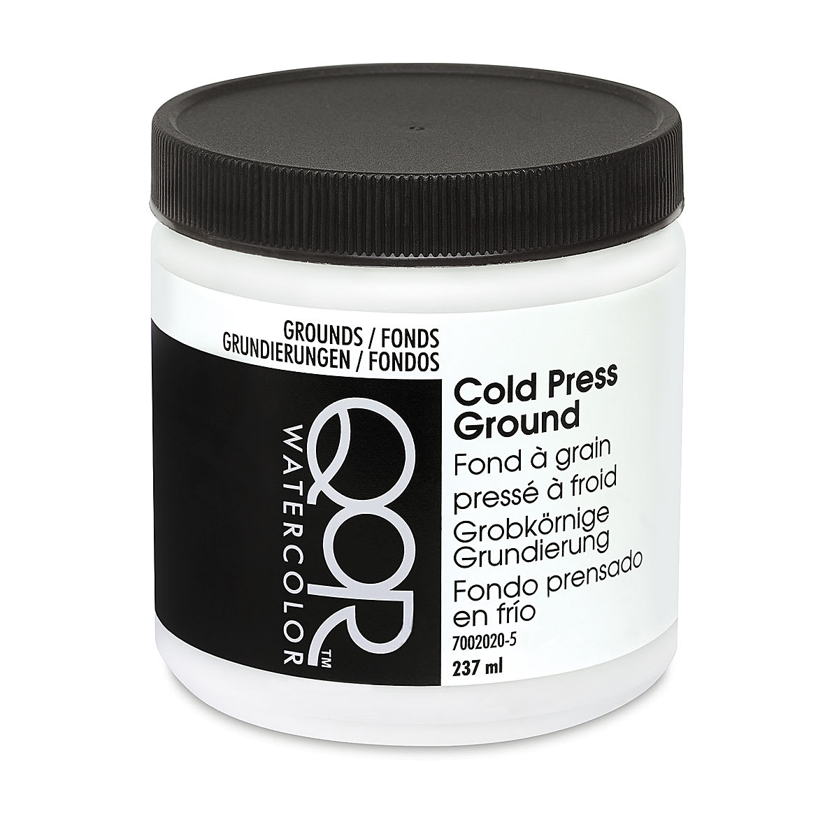QoR Watercolor Medium - Cold Pressed Ground, 237 ml