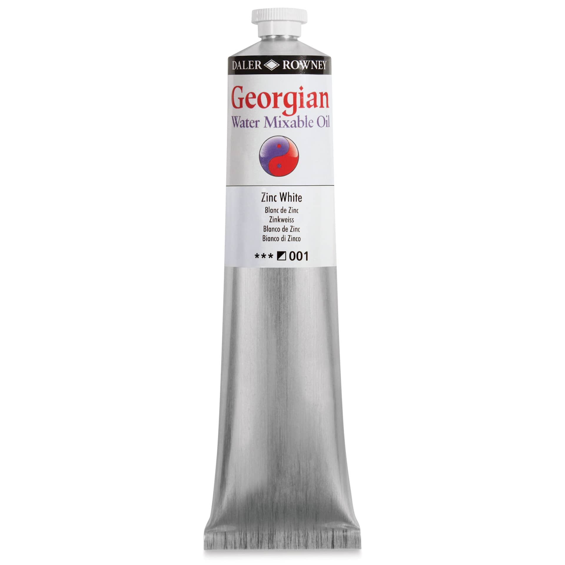 Georgian Water Mixable Oil - Zinc White, 200 ml