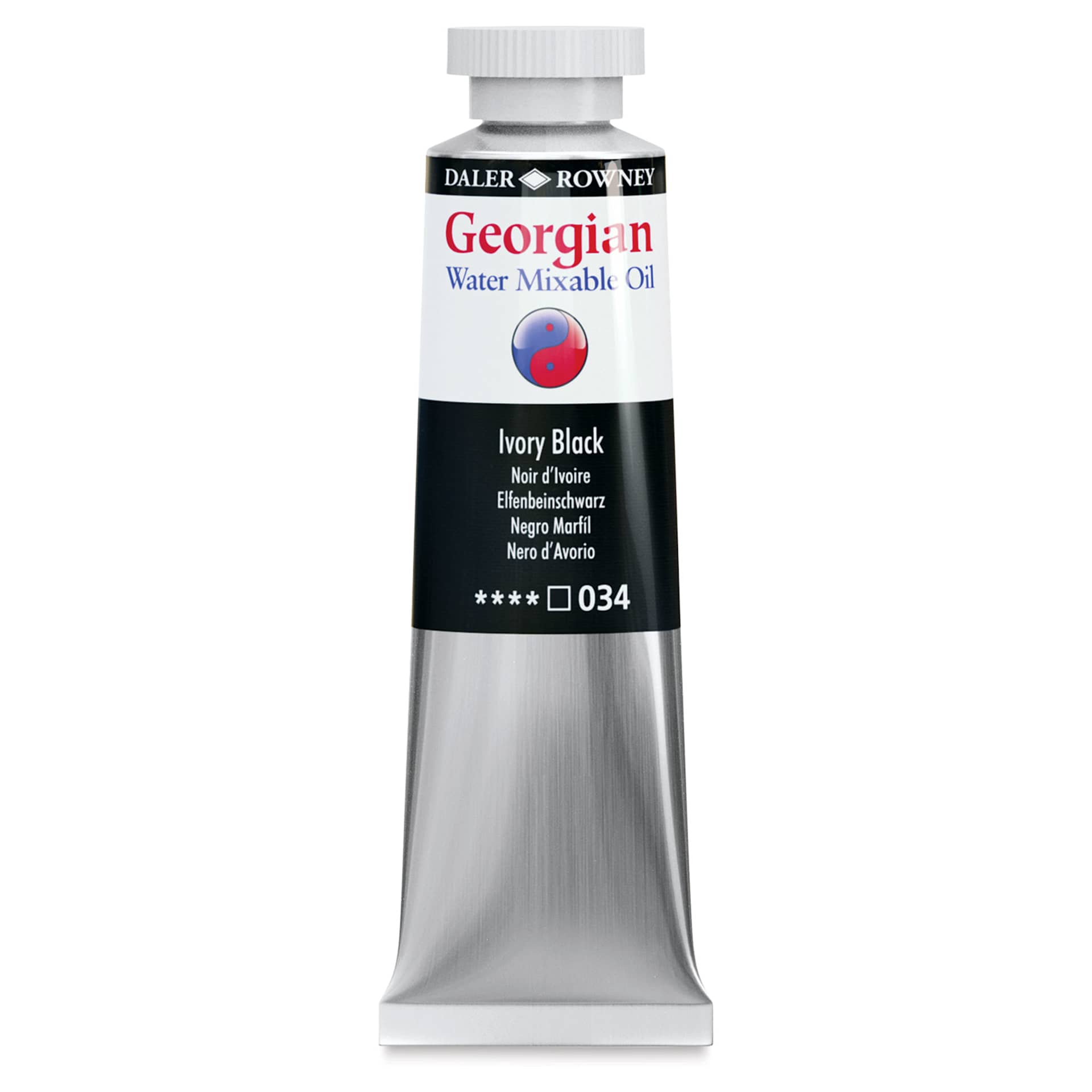 Georgian Water Mixable Oil - Ivory Black, 37 ml