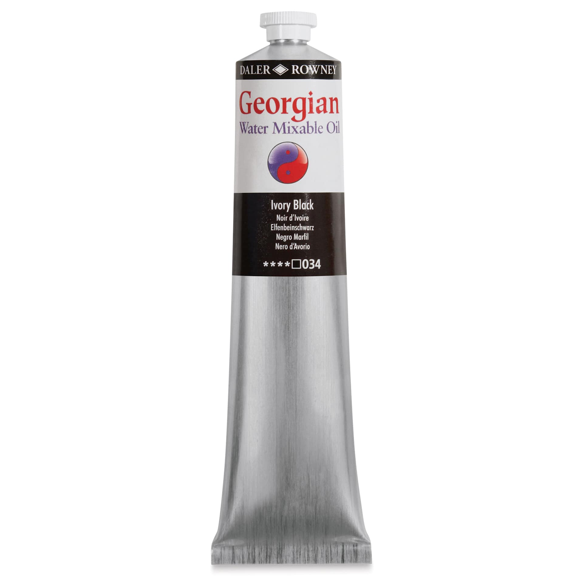 Georgian Water Mixable Oil - Ivory Black, 200 ml