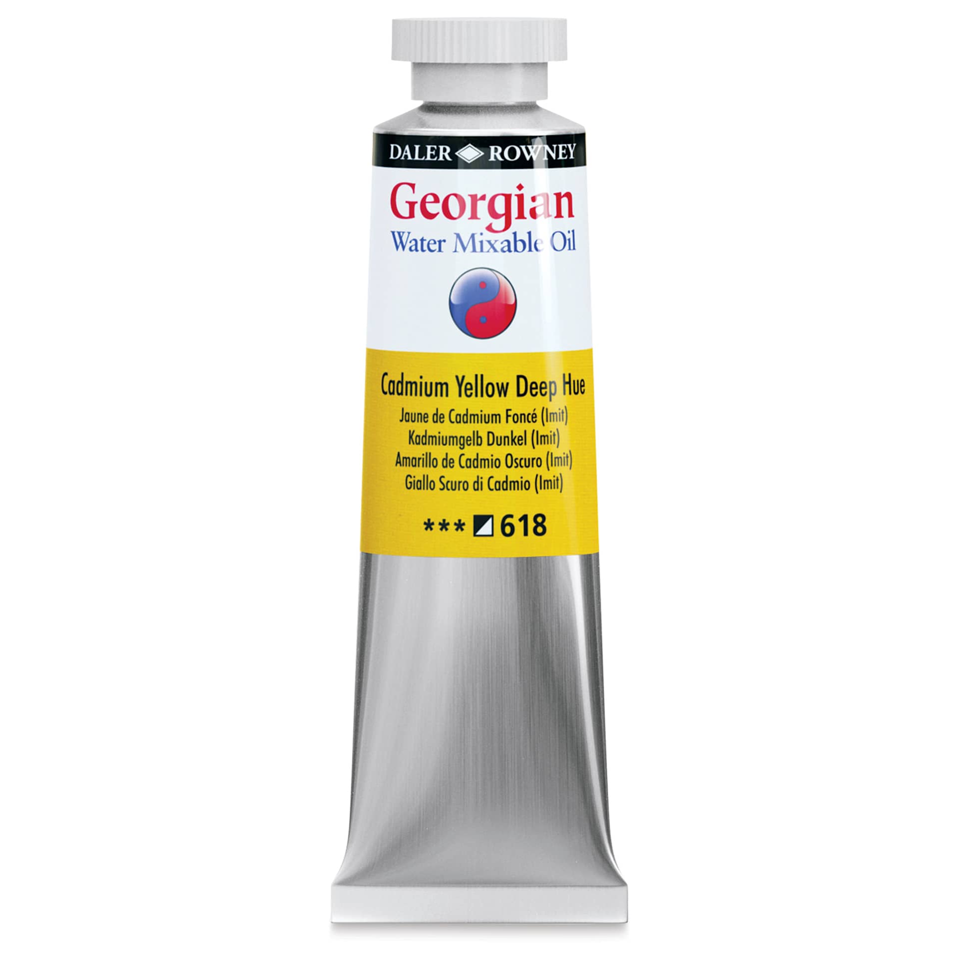 Georgian Water Mixable Oil - Cadmium Yellow Deep Hue, 37 ml