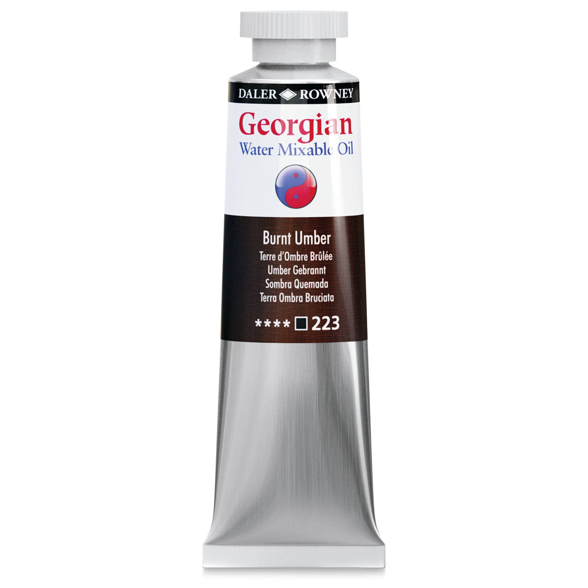 Georgian Water Mixable Oil - Burnt Umber, 37 ml