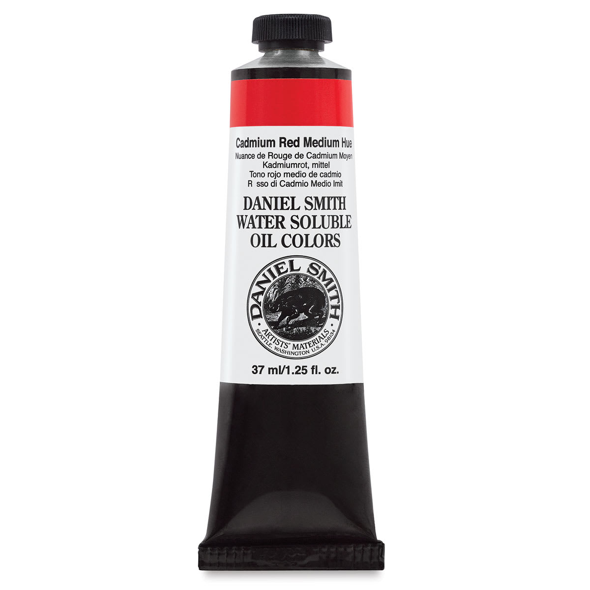 Daniel Smith Water-Soluble Oil Paints - Upright tube of Cadmium Red Medium Hue
