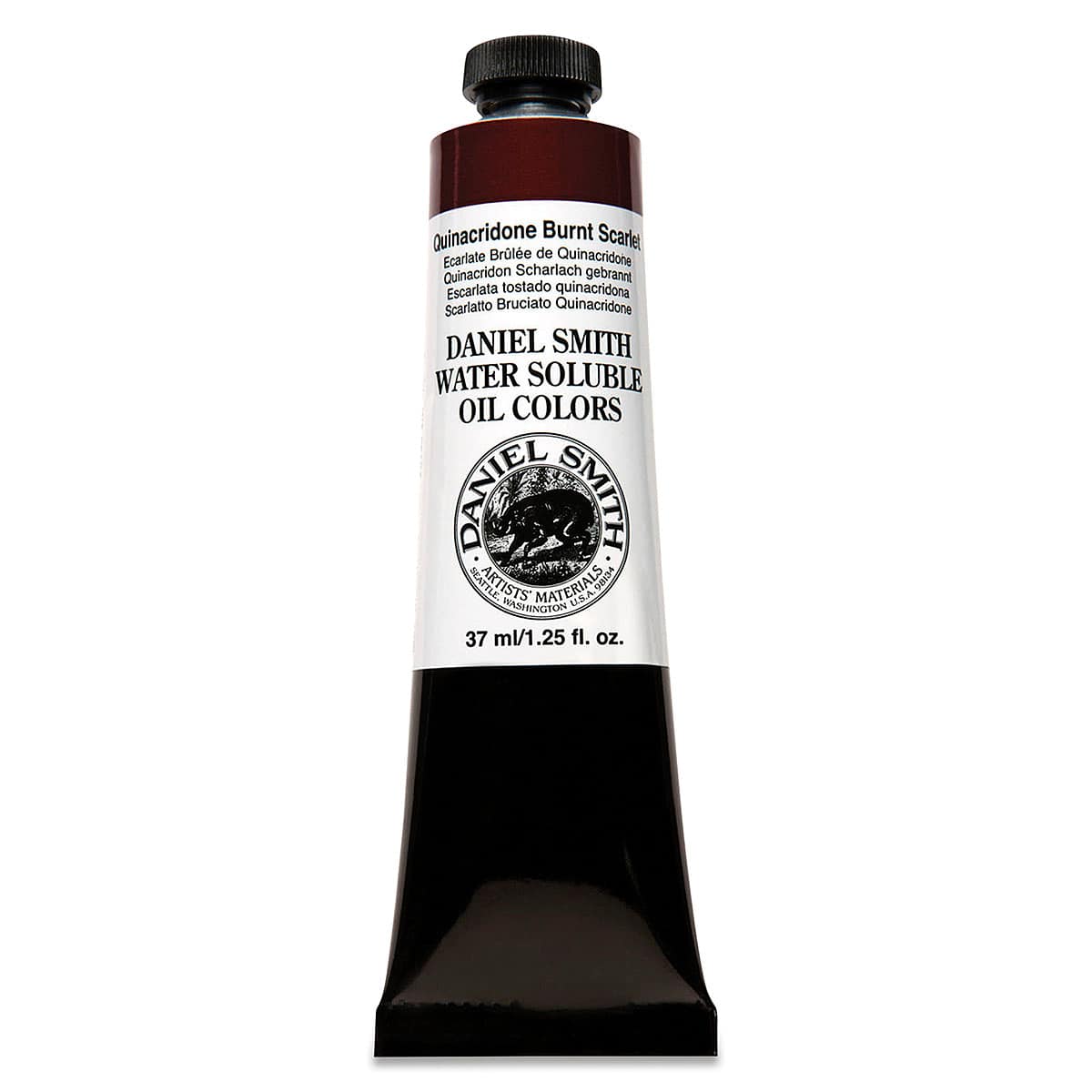 Daniel Smith Water-Soluble Oil - Quinacridone Burnt Scarlet, 37 ml Tube