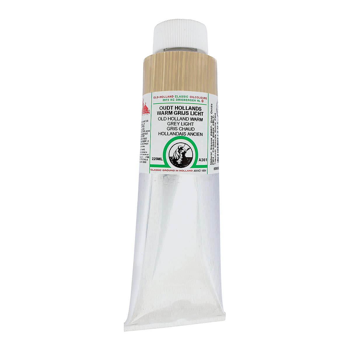 Old Holland Classic Oil Color - Old Holland Warm Grey Light, 225 ml tube
