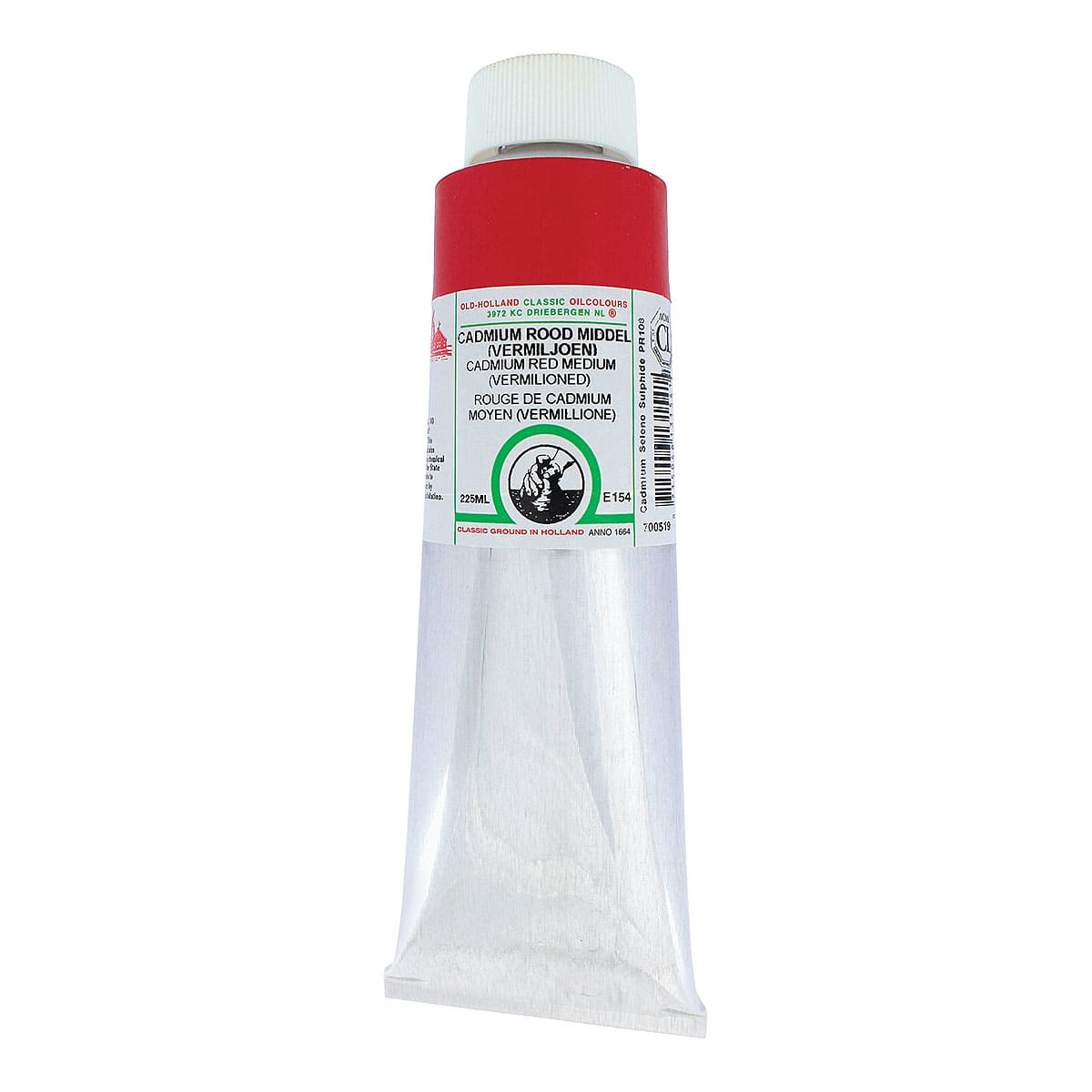 Old Holland Classic Oil Color - Cadmium Red Medium (Vermilioned), 225 ml tube