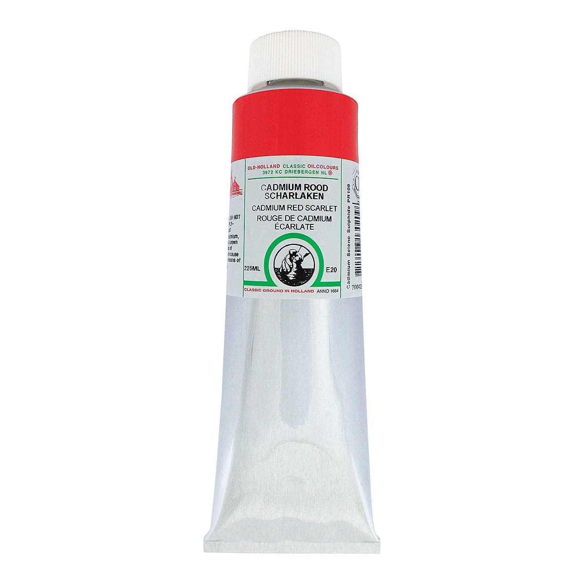 Old Holland Classic Oil Color - Cadmium Red Scarlet, 225 ml tube