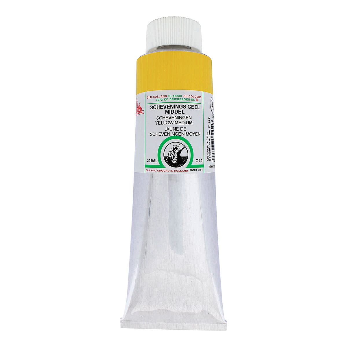 Old Holland Classic Oil Color - Scheveningen Yellow Medium, 225 ml tube