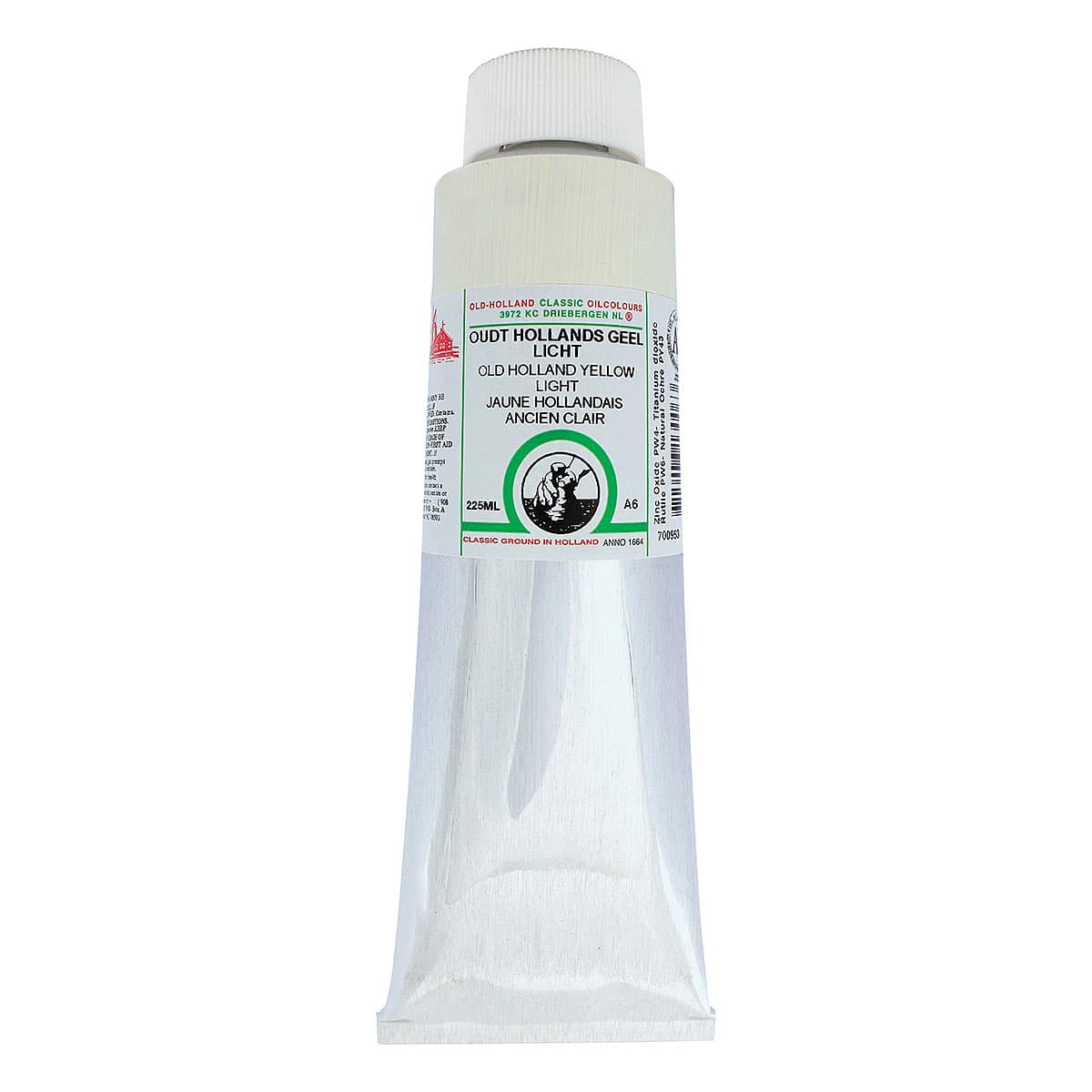 Old Holland Classic Oil Color - Old Holland Yellow Light, 225 ml tube