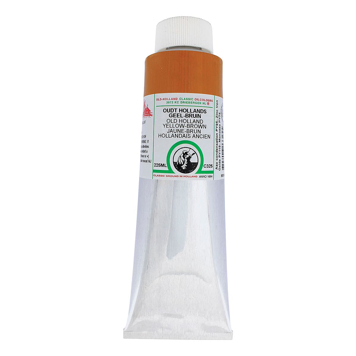 Old Holland Classic Oil Color - Old Holland Yellow Brown, 225 ml tube