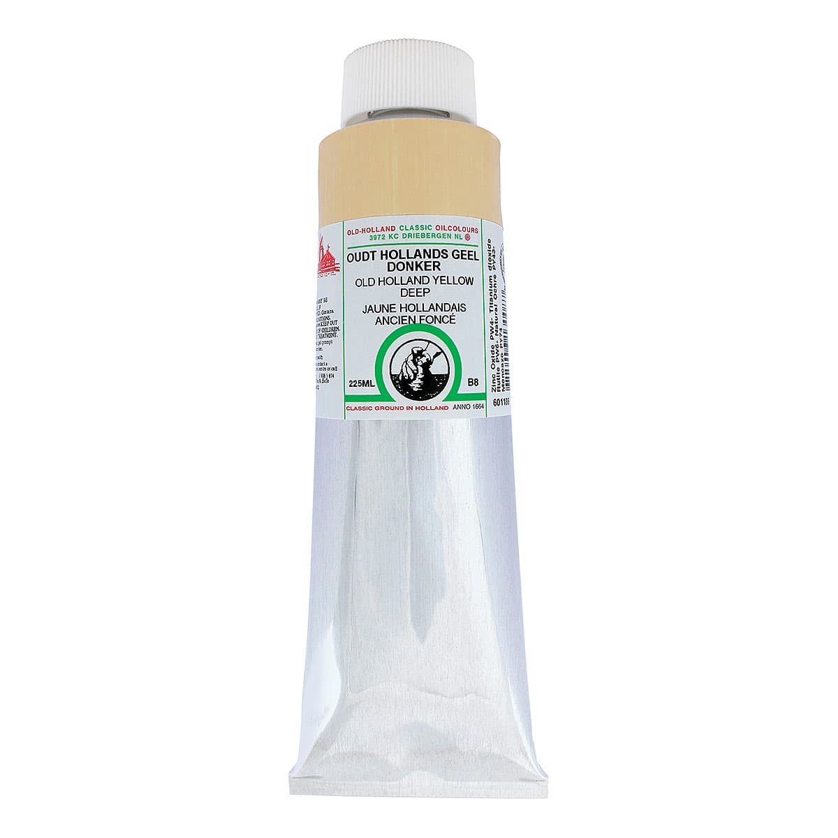 Old Holland Classic Oil Color - Old Holland Yellow Deep, 225 ml tube