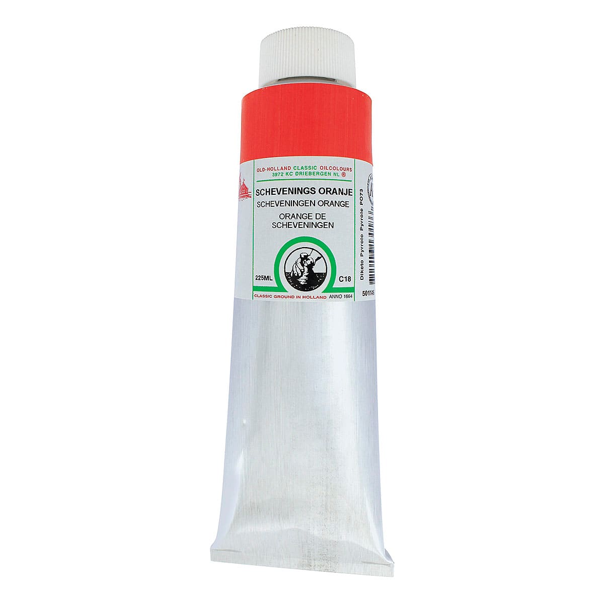 Old Holland Classic Oil Color - Scheveningen Orange, 225 ml tube