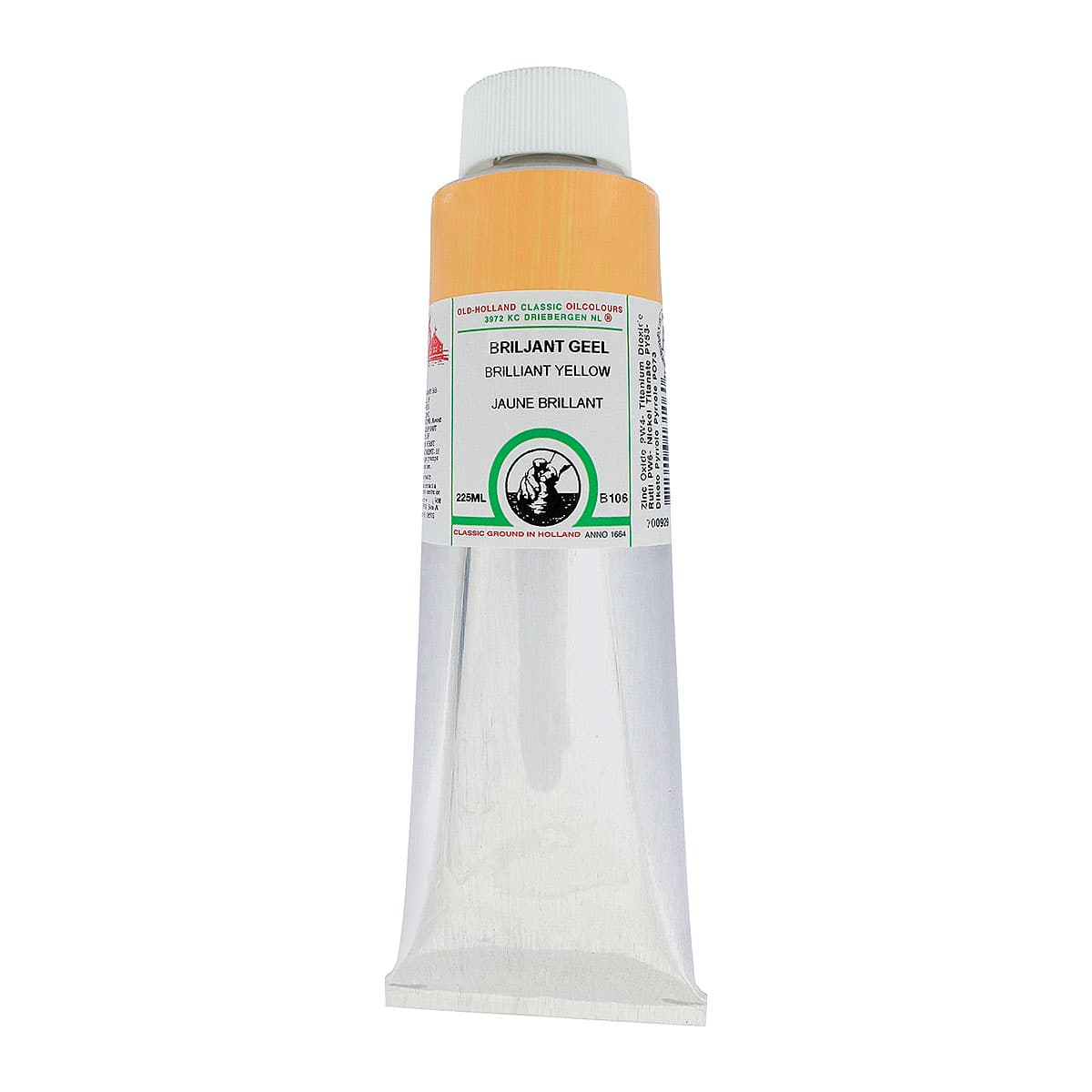 Old Holland Classic Oil Color - Brilliant Yellow, 225 ml tube