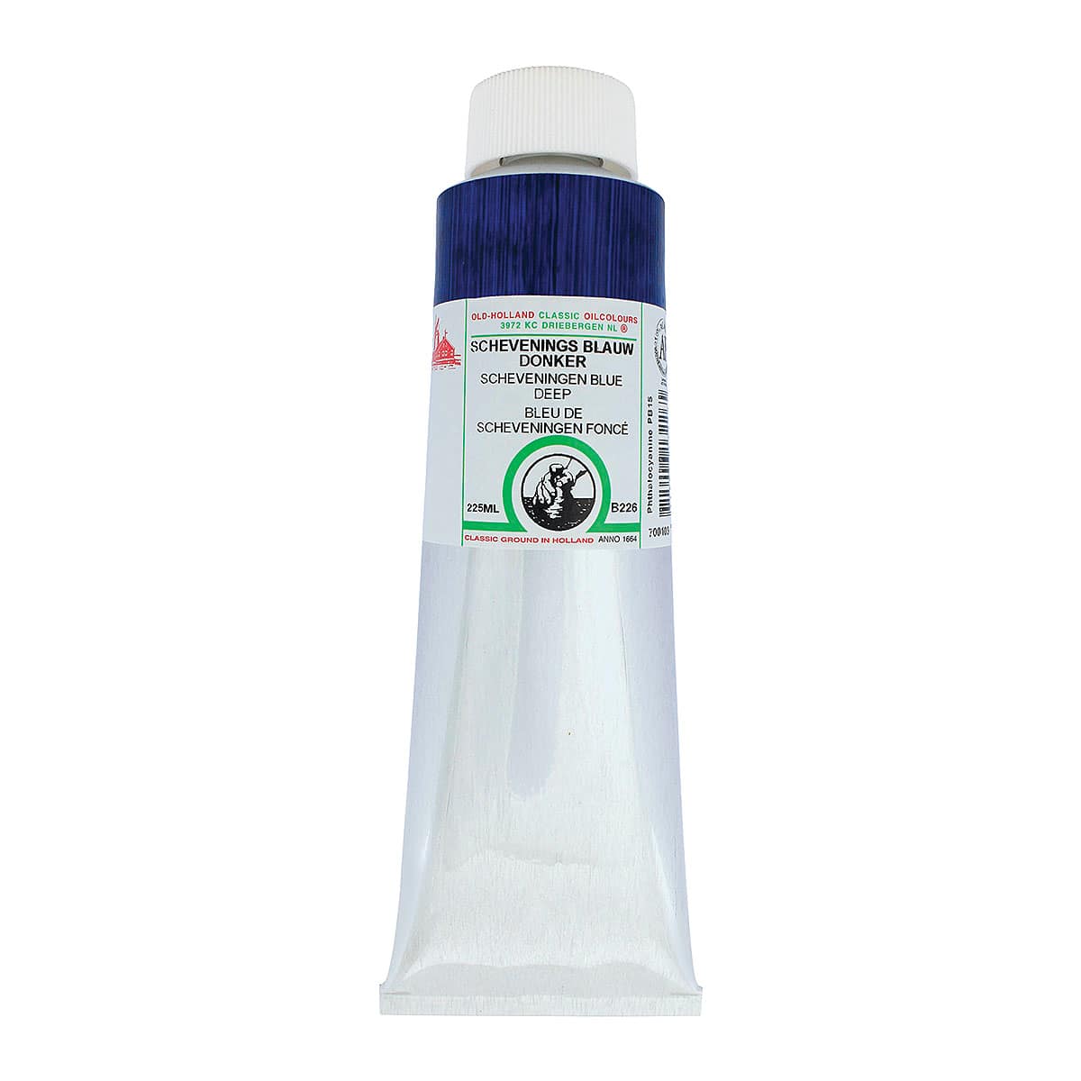 Old Holland Classic Oil Color - Scheveningen Blue Deep, 225 ml tube