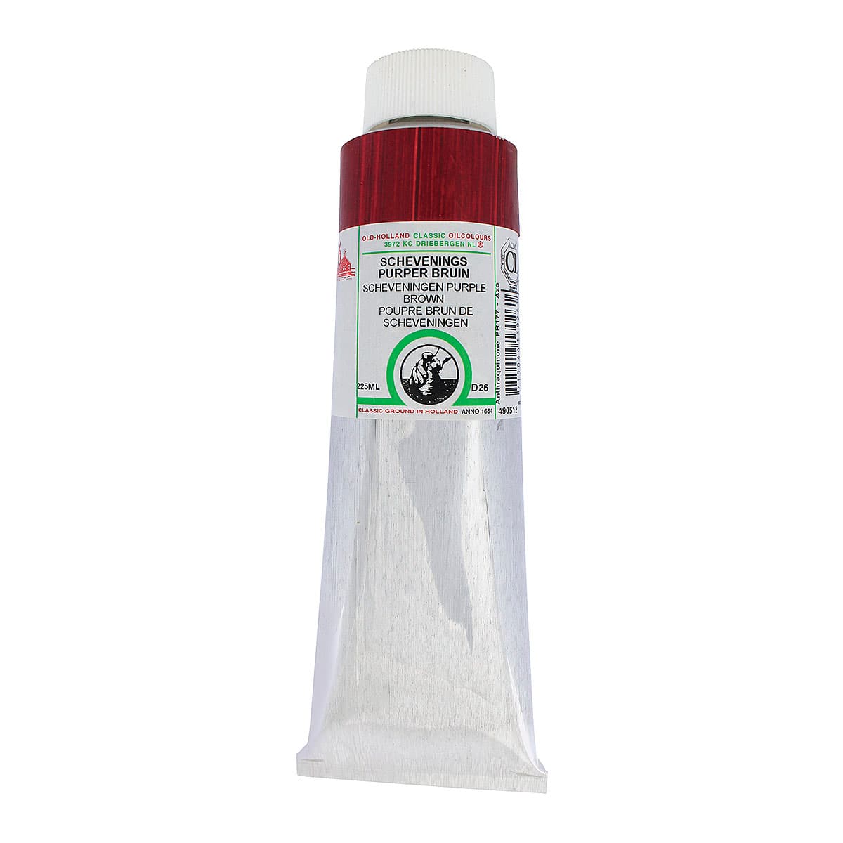 Old Holland Classic Oil Color - Scheveningen Purple Brown, 225 ml tube