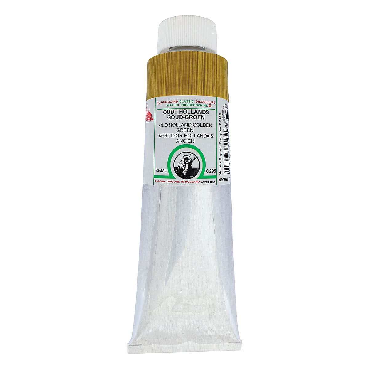 Old Holland Classic Oil Color - Old Holland Golden Green, 225 ml tube