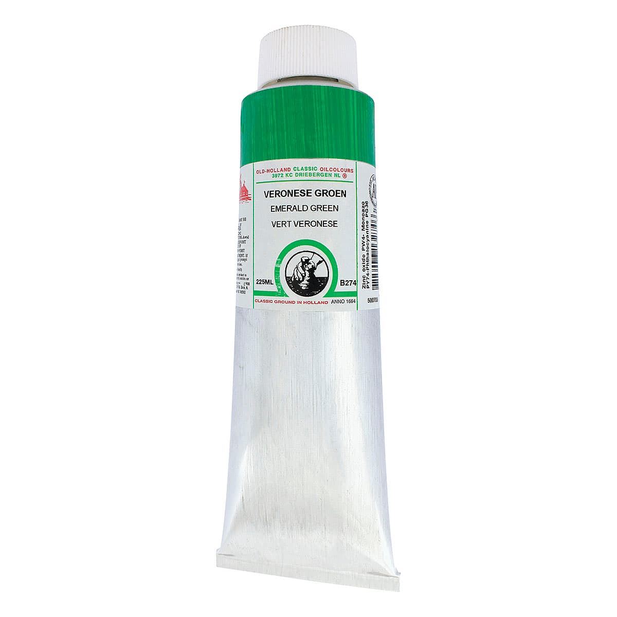 Old Holland Classic Oil Color - Emerald Green, 225 ml tube