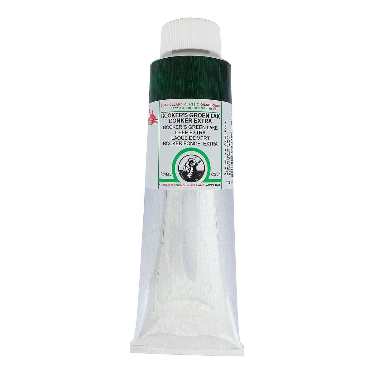 Old Holland Classic Oil Color - Hooker's Green Lake Deep Extra, 225 ml tube