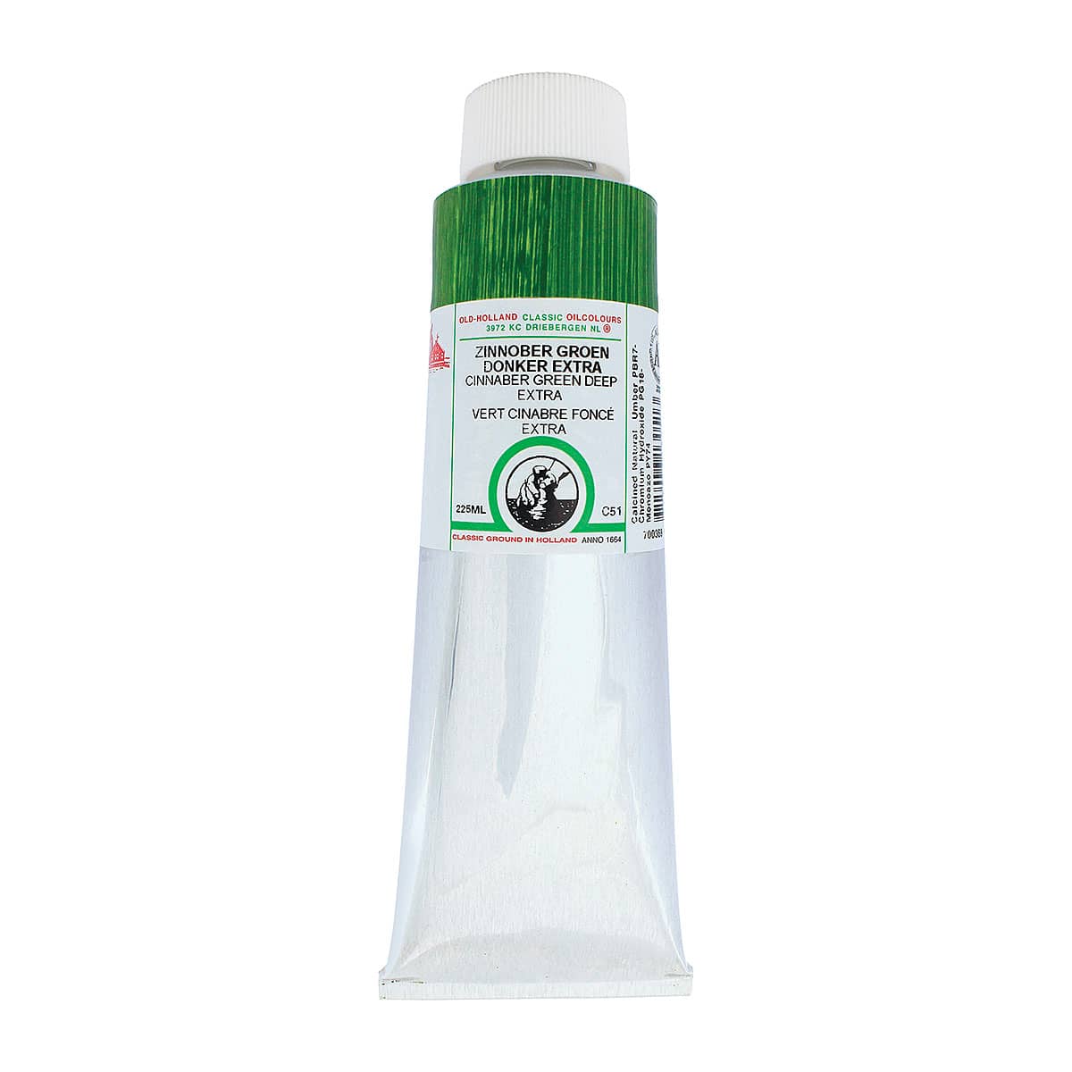 Old Holland Classic Oil Color - Cinnabar Green Deep Extra, 225 ml tube