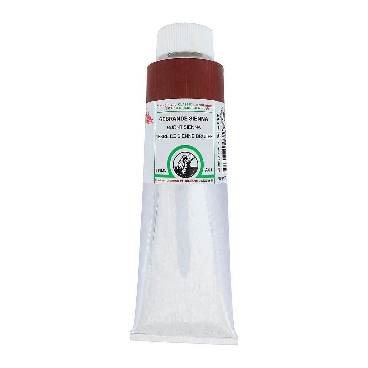 Old Holland Classic Oil Color - Burnt Sienna, 225 ml tube