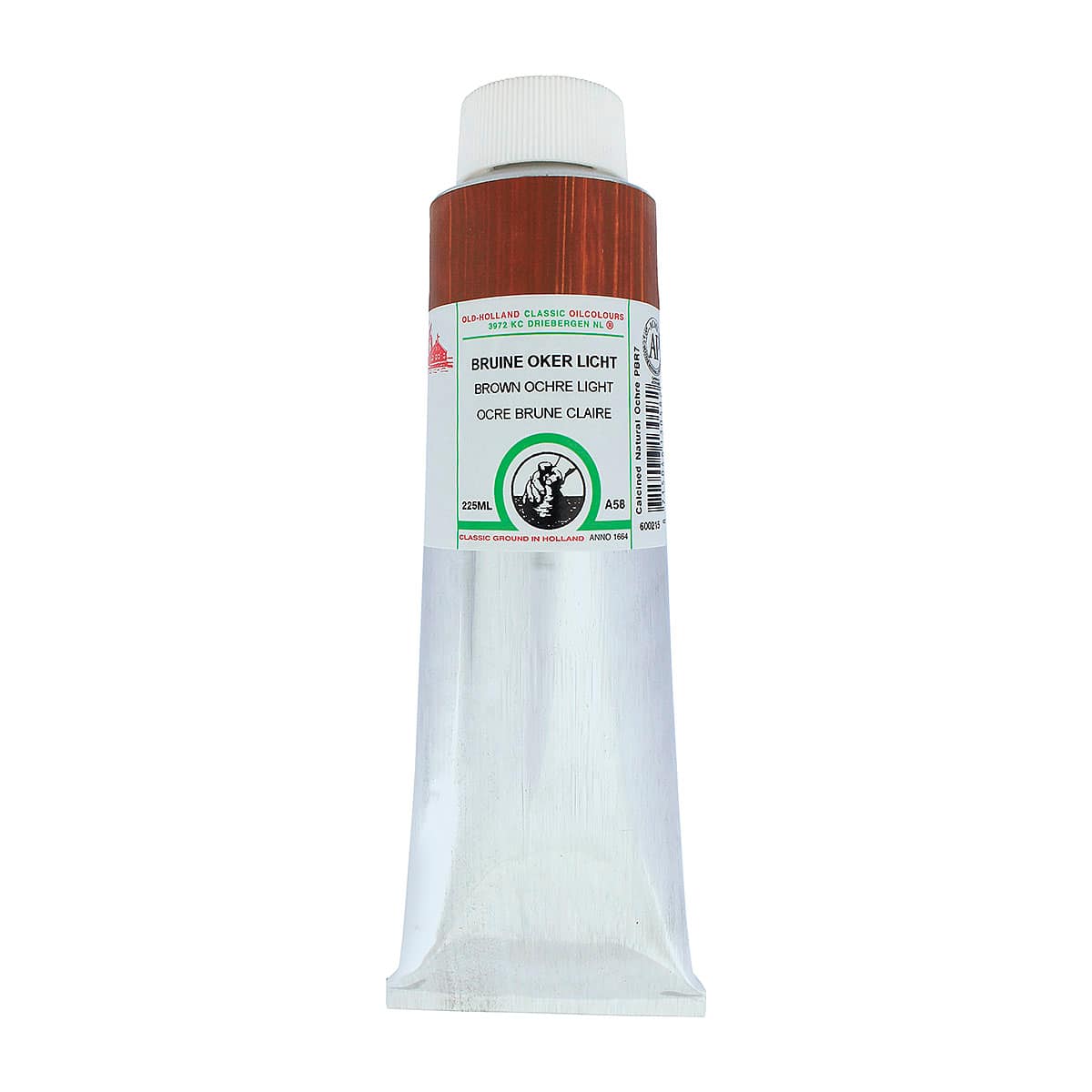 Old Holland Classic Oil Color - Brown Ochre Light, 225 ml tube
