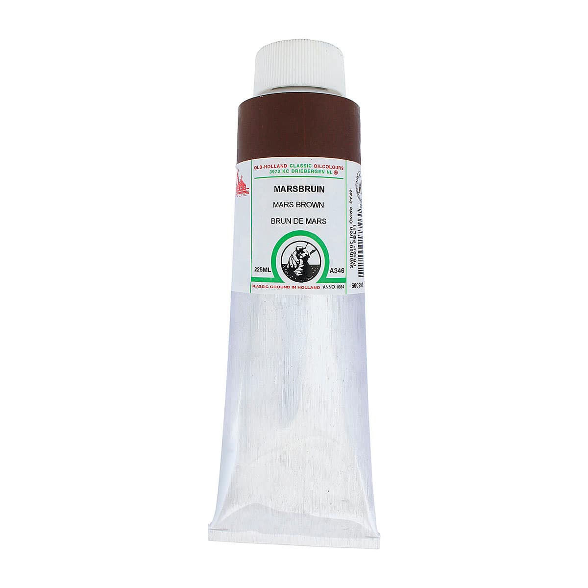 Old Holland Classic Oil Color - Mars Brown, 225 ml tube