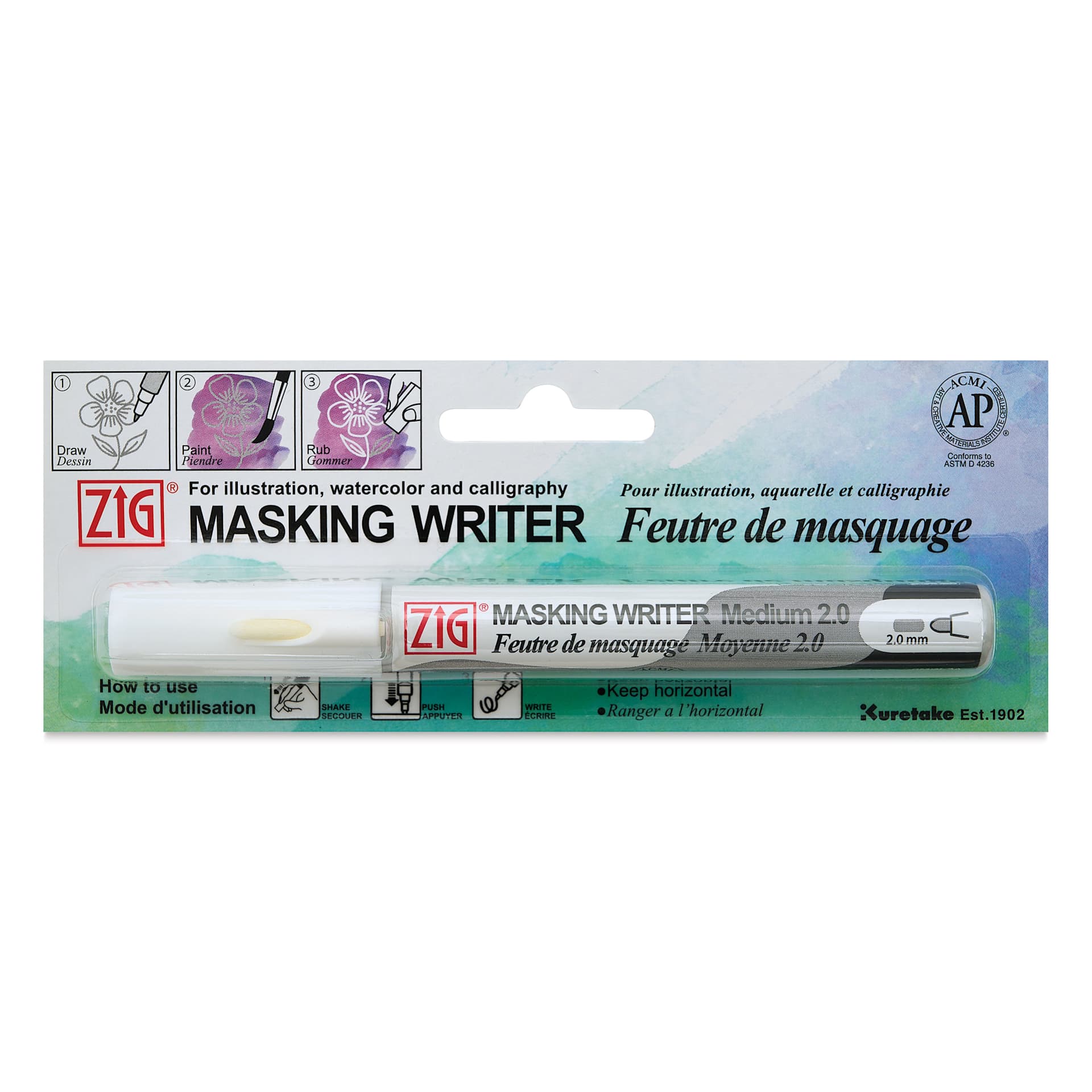 Kuretake Zig Masking Writer - Medium, front of packaging