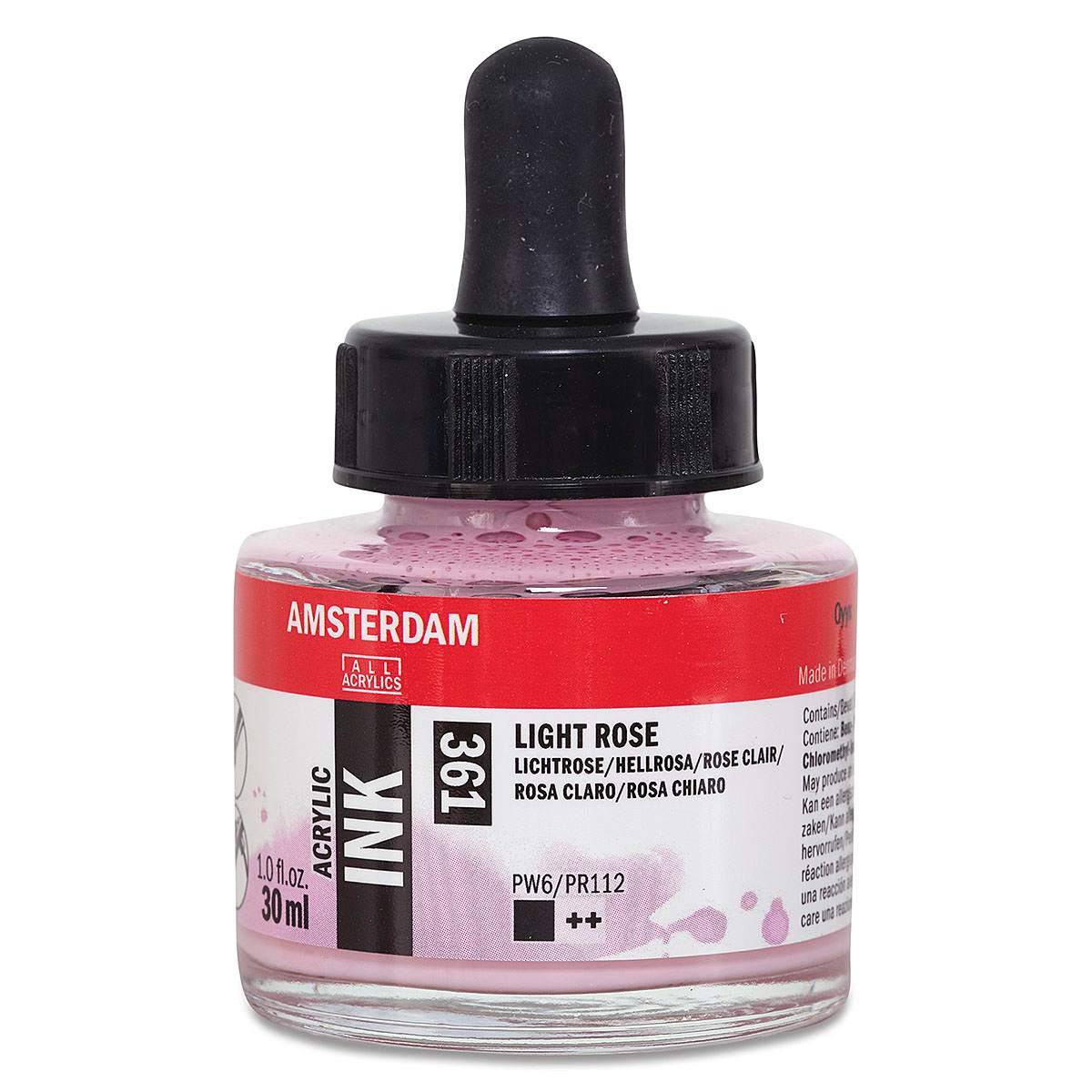 Amsterdam Acrylic Ink - Light Rose, 30 ml