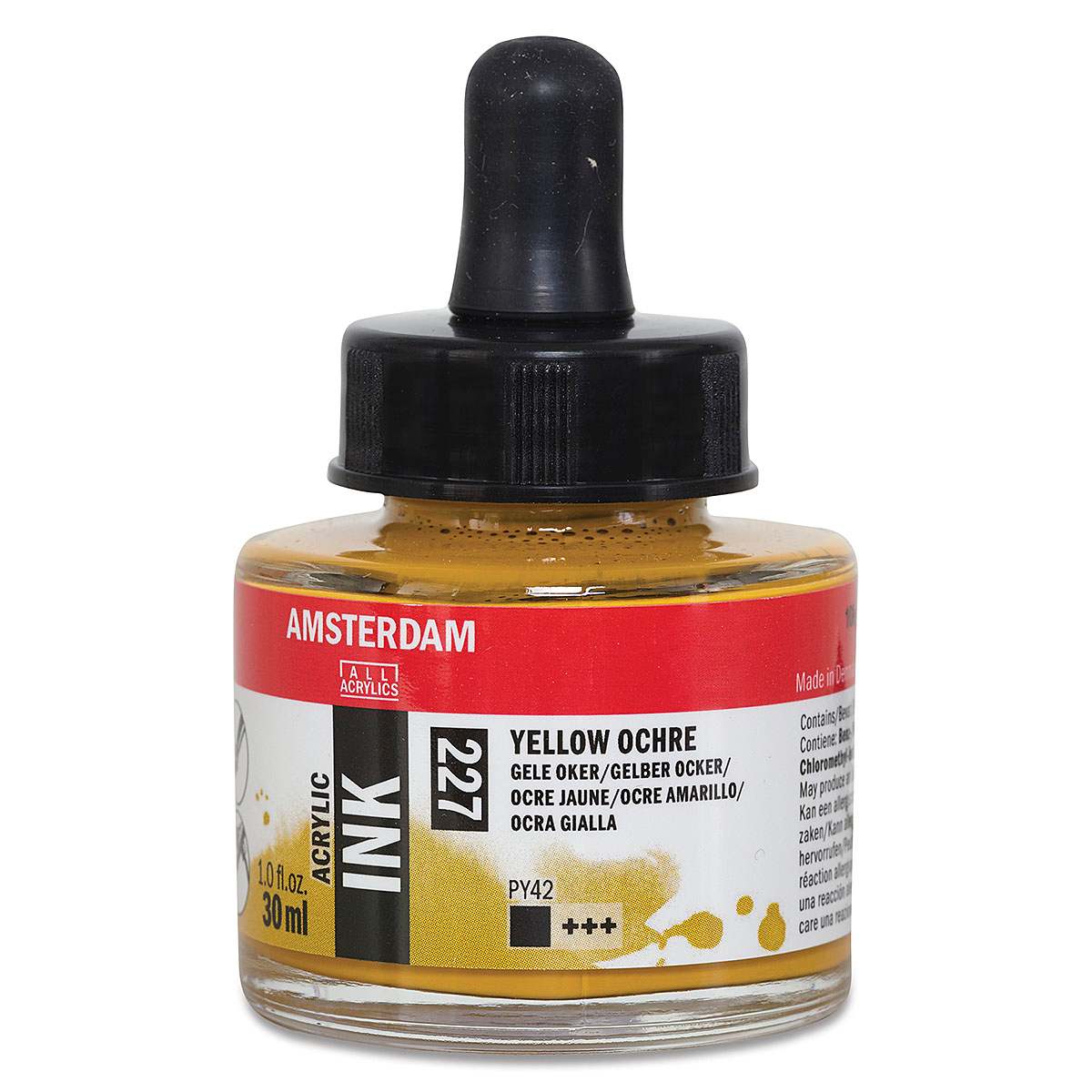 Amsterdam Acrylic Ink - Yellow Ochre, 30 ml
