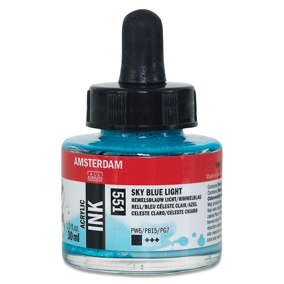 Amsterdam Acrylic Ink - Sky Blue Light, 30 ml