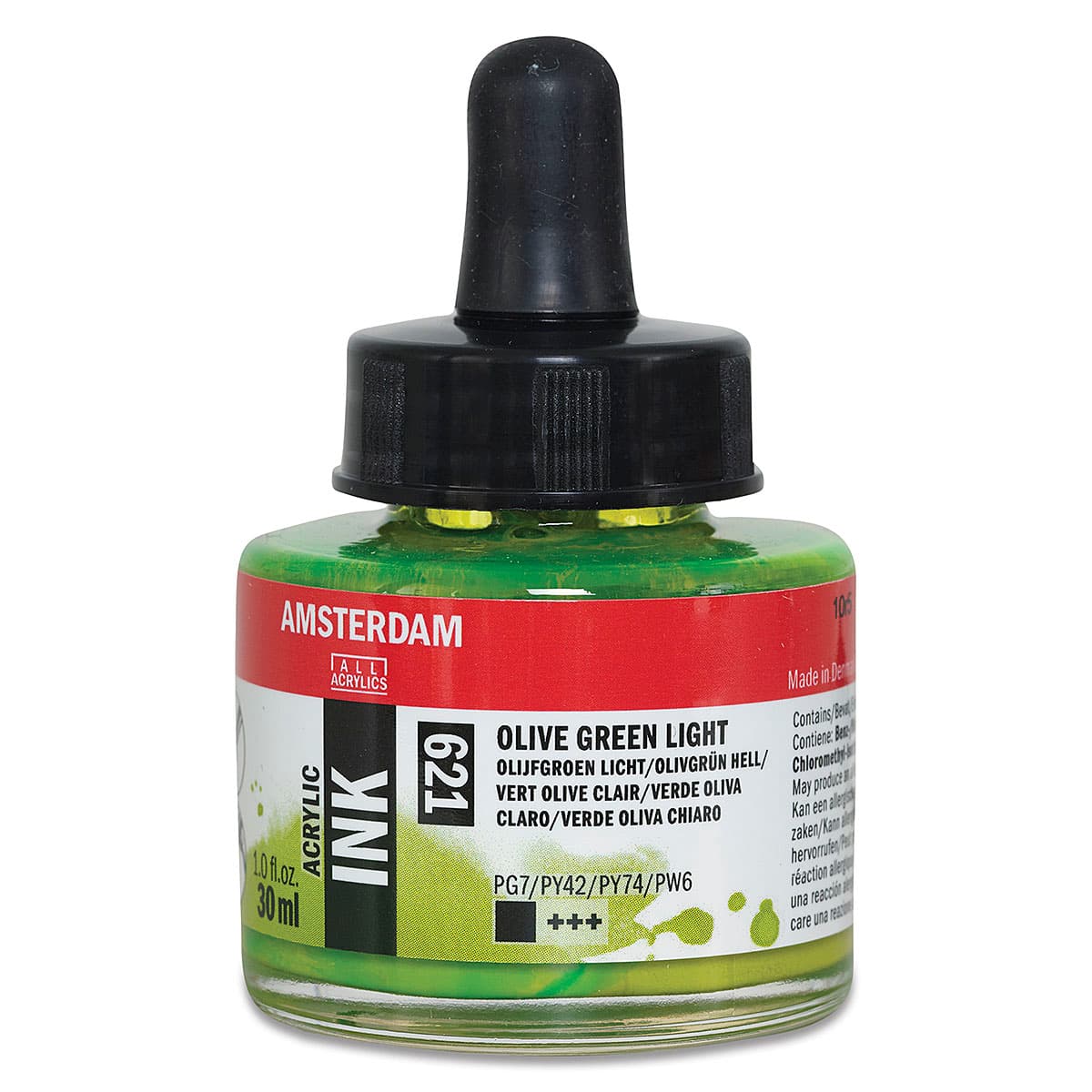 Amsterdam Acrylic Ink - Olive Green Light, 30 ml