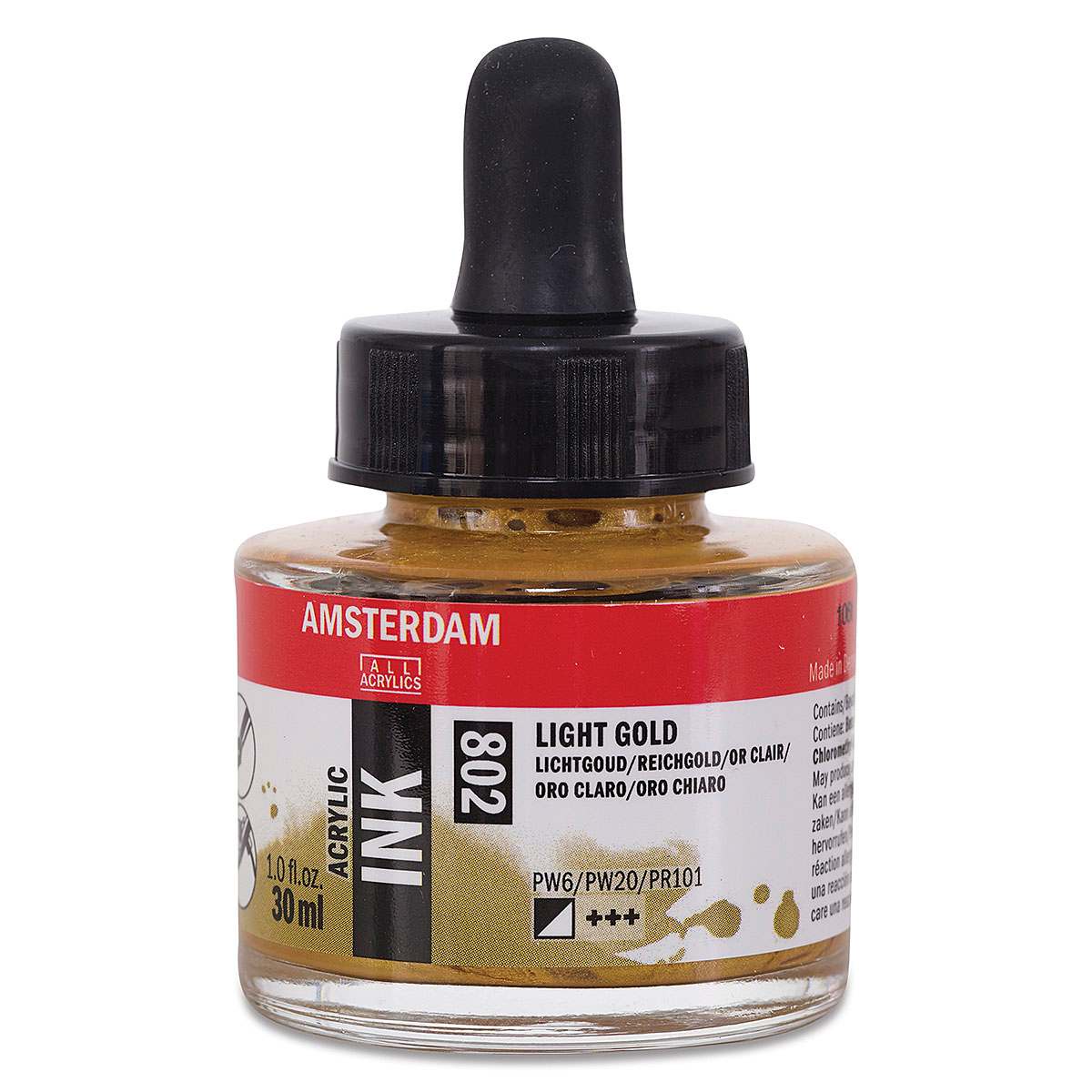 Amsterdam Acrylic Ink - Light Gold, 30 ml