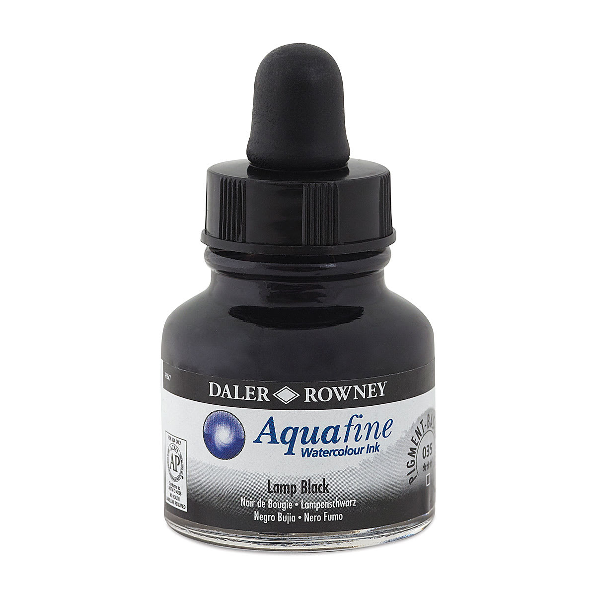 Daler-Rowney Aquafine Watercolour Ink - Lamp Black