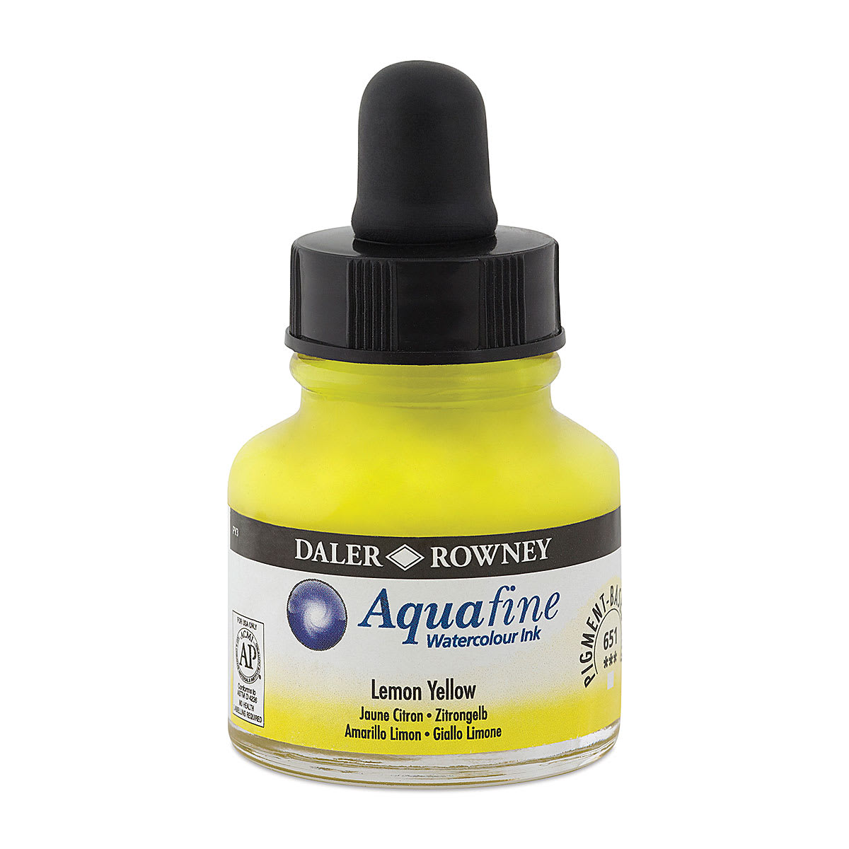 Daler-Rowney Aquafine Watercolour Ink - Lemon Yellow
