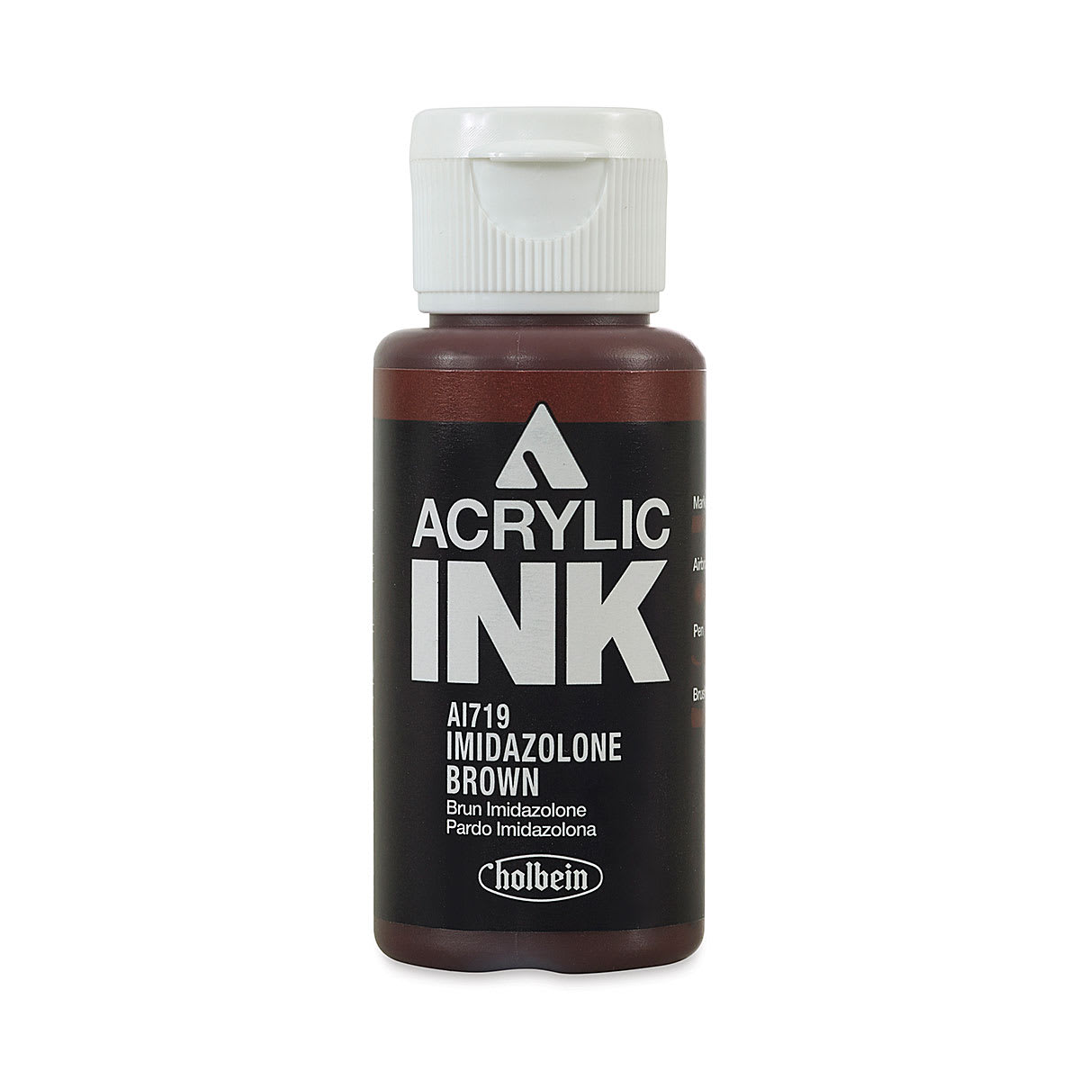 Holbein Acrylic Ink - Imidazolone Brown, 30 ml