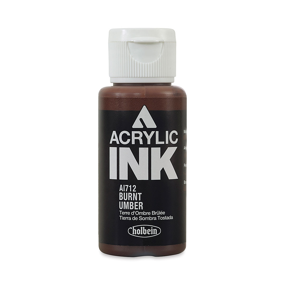 Holbein Acrylic Ink - Burnt Umber, 30 ml