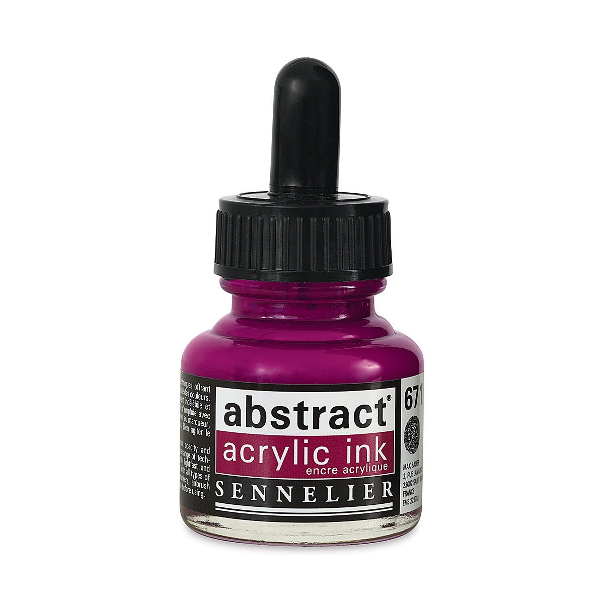 Sennelier Abstract Acrylic Ink - Deep Magenta, 1 oz
