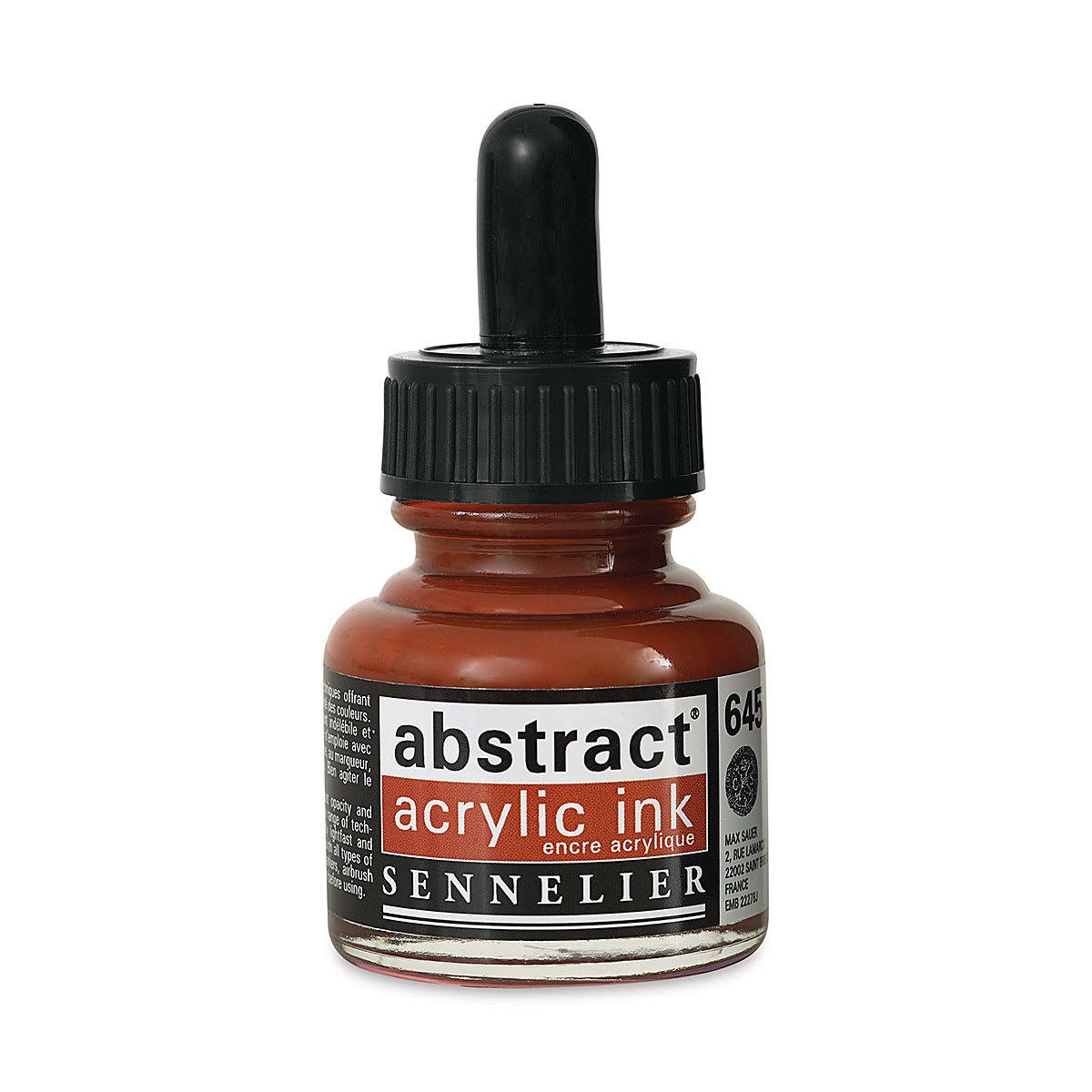 Sennelier Abstract Acrylic Ink - Chinese Orange, 1 oz