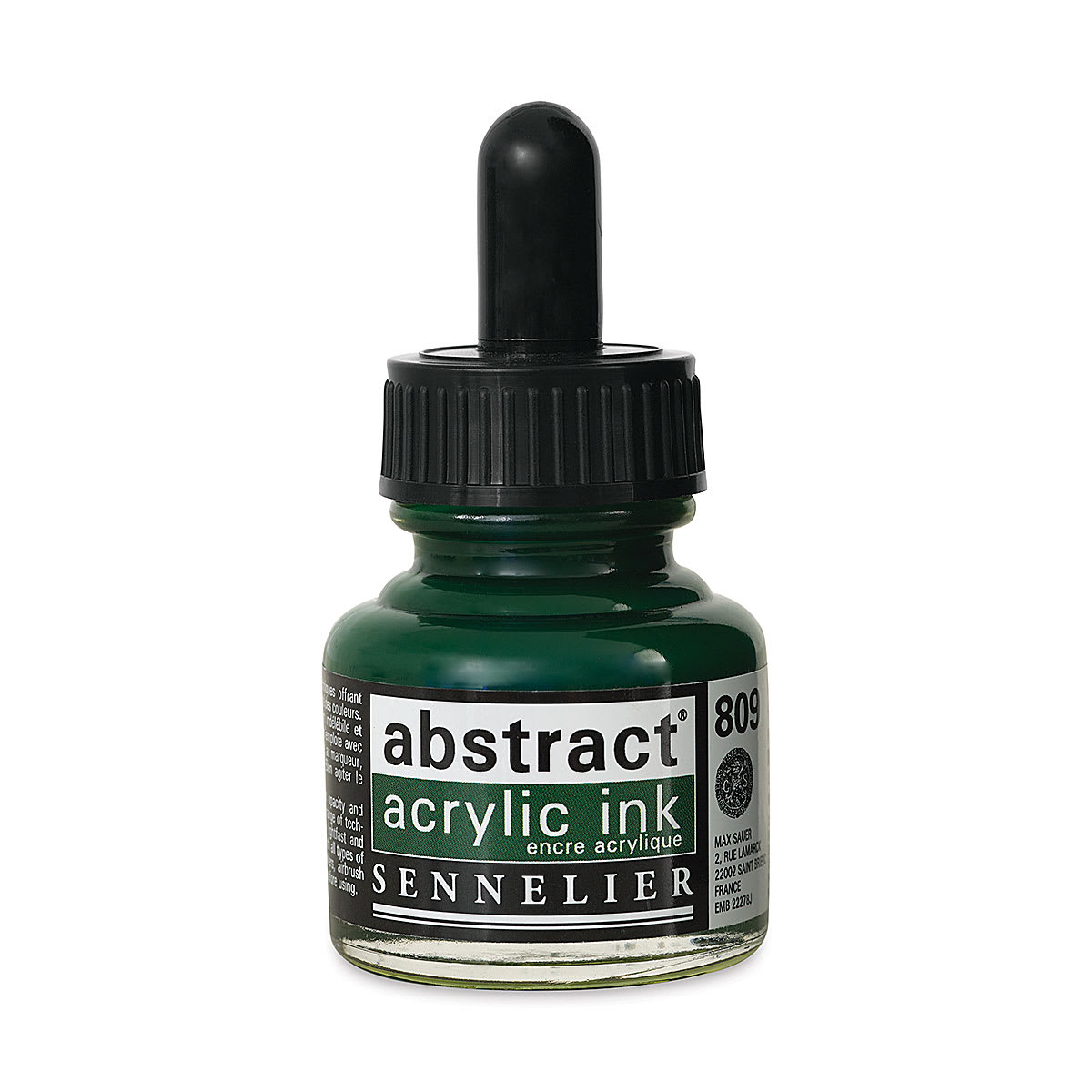 Sennelier Abstract Acrylic Ink - Hooker's Green, 1 oz