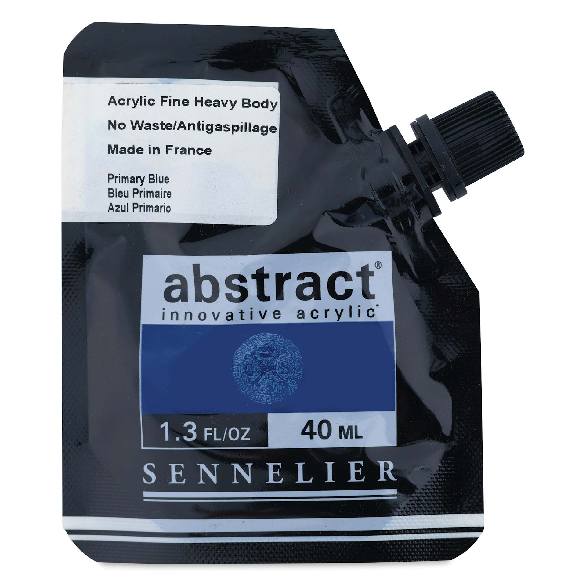 Sennelier Abstract Acrylic - Primary Blue, 40 ml sample size pouch
