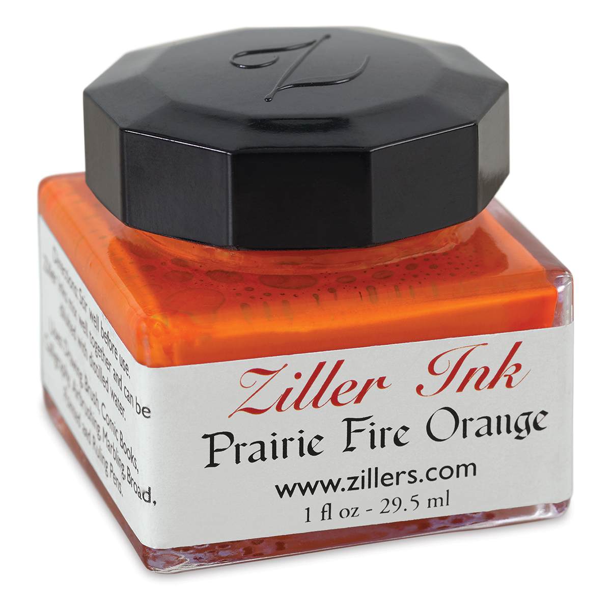 Ziller Ink - Prairie Fire Orange, 1 oz